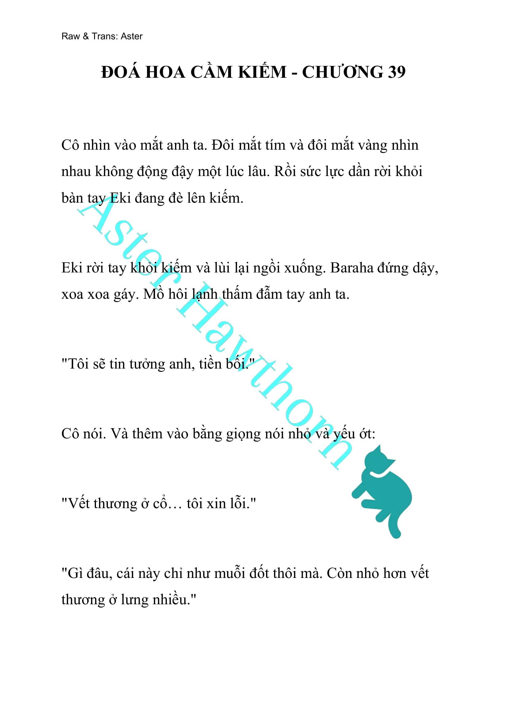 [NOVEL] Đóa Hoa Cầm Kiếm Chap 39 - Next Chap 40