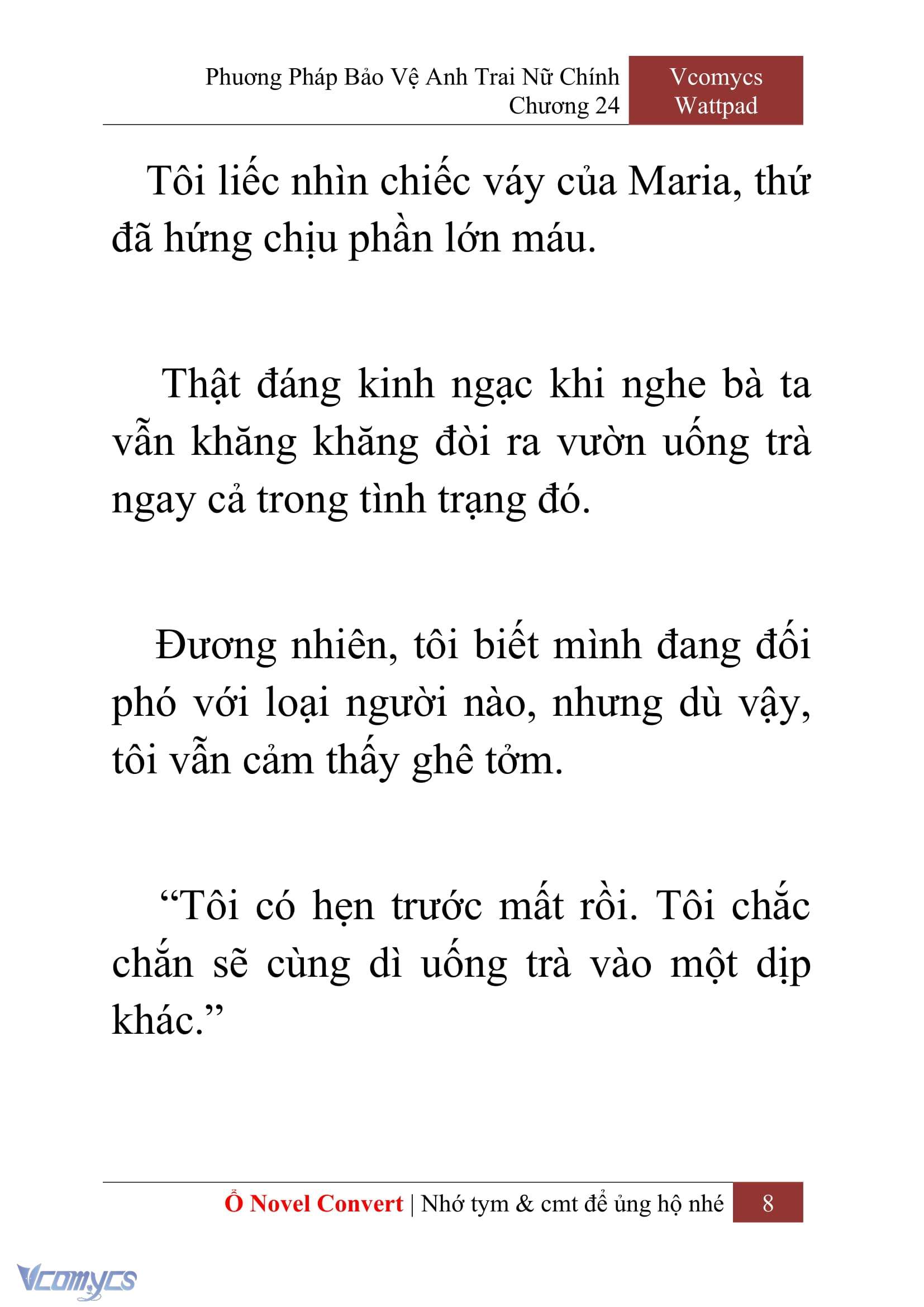 [Novel] Phương Pháp Bảo Vệ Anh Trai Nữ Chính Chap 24 - Next 