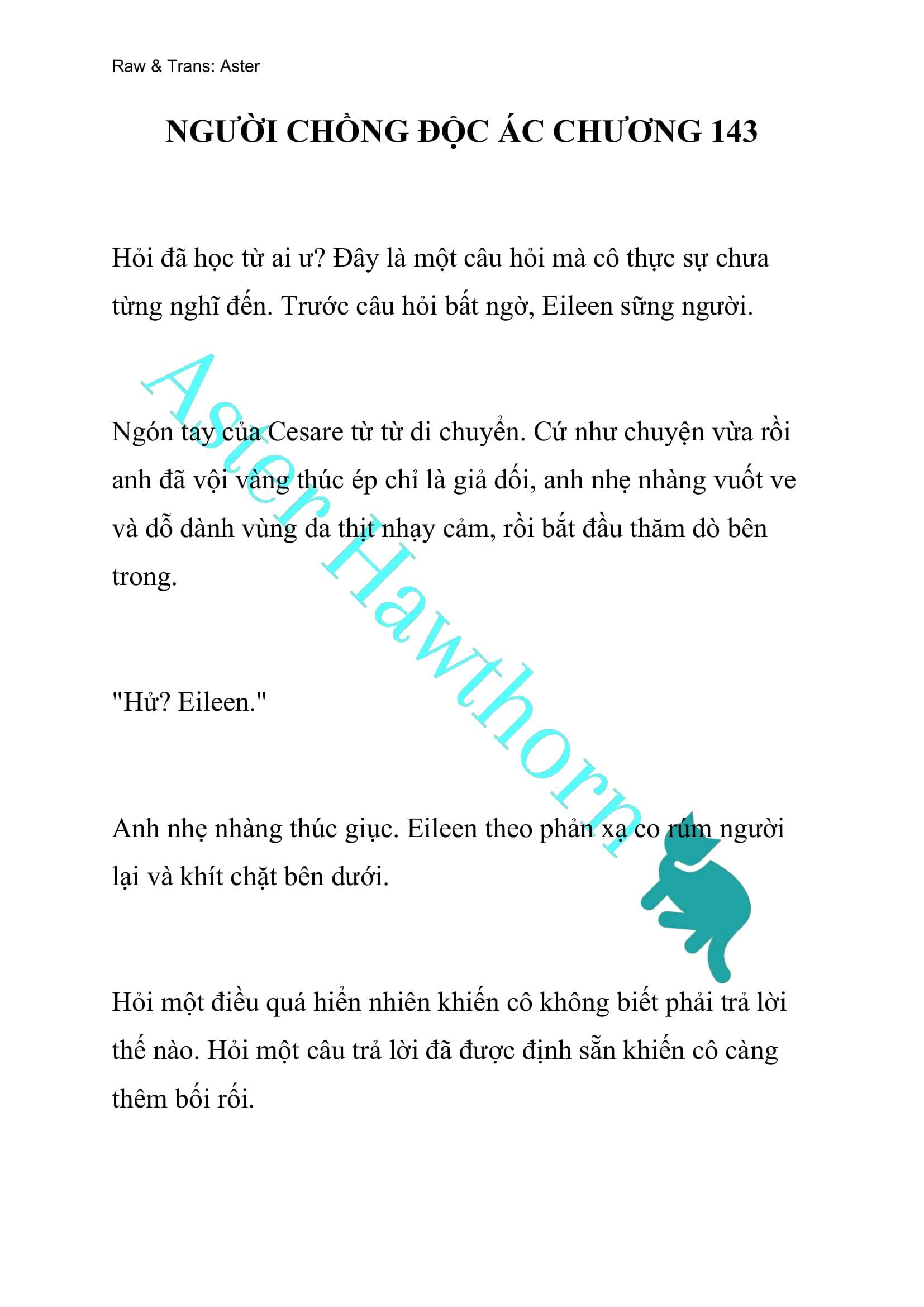[NOVEL] Người Chồng Độc Ác Chap 143 - Next Chap 144
