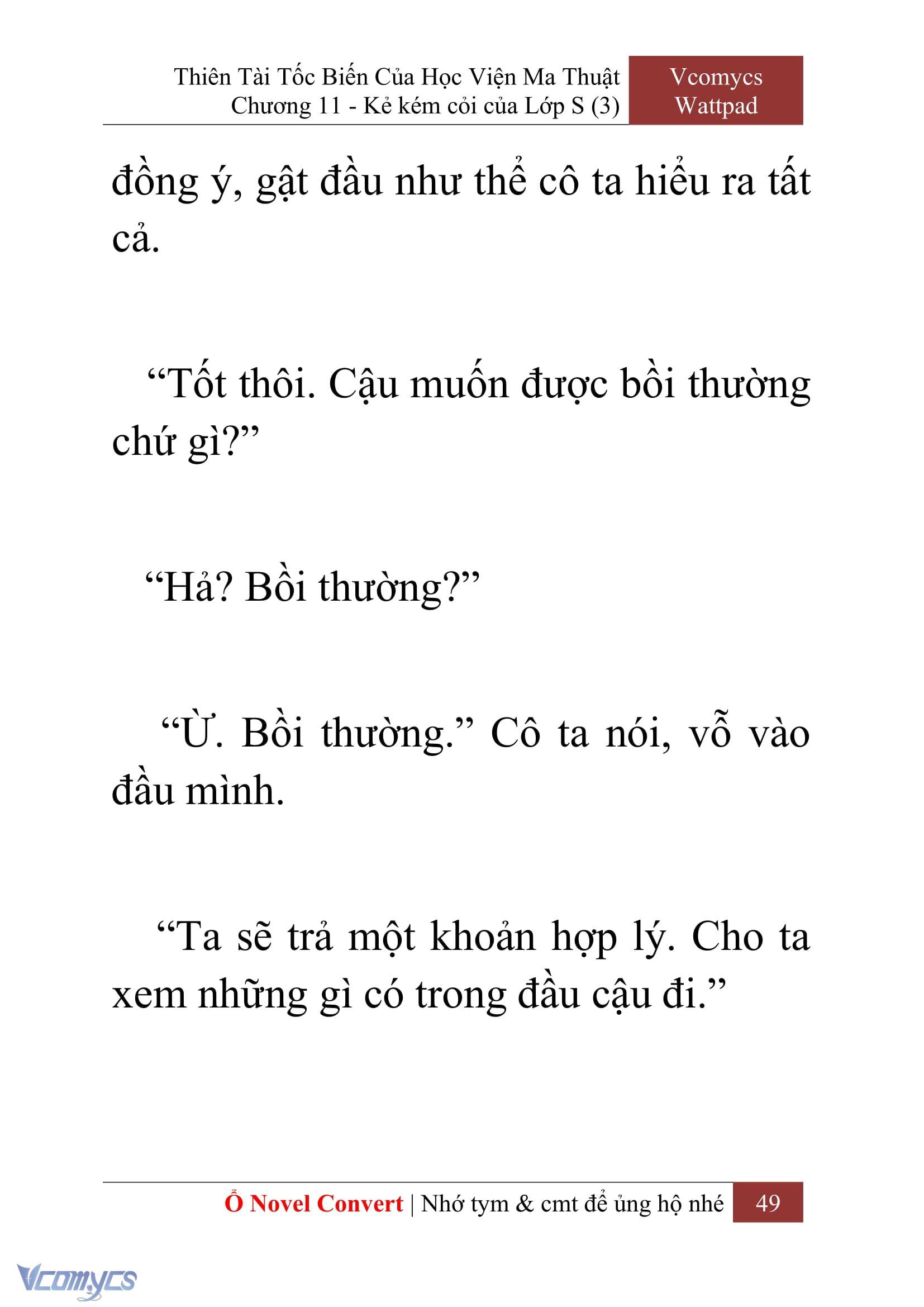 [Novel] Thiên Tài Tốc Biến Của Học Viện Ma Thuật Chap 11 - Next Chap 12