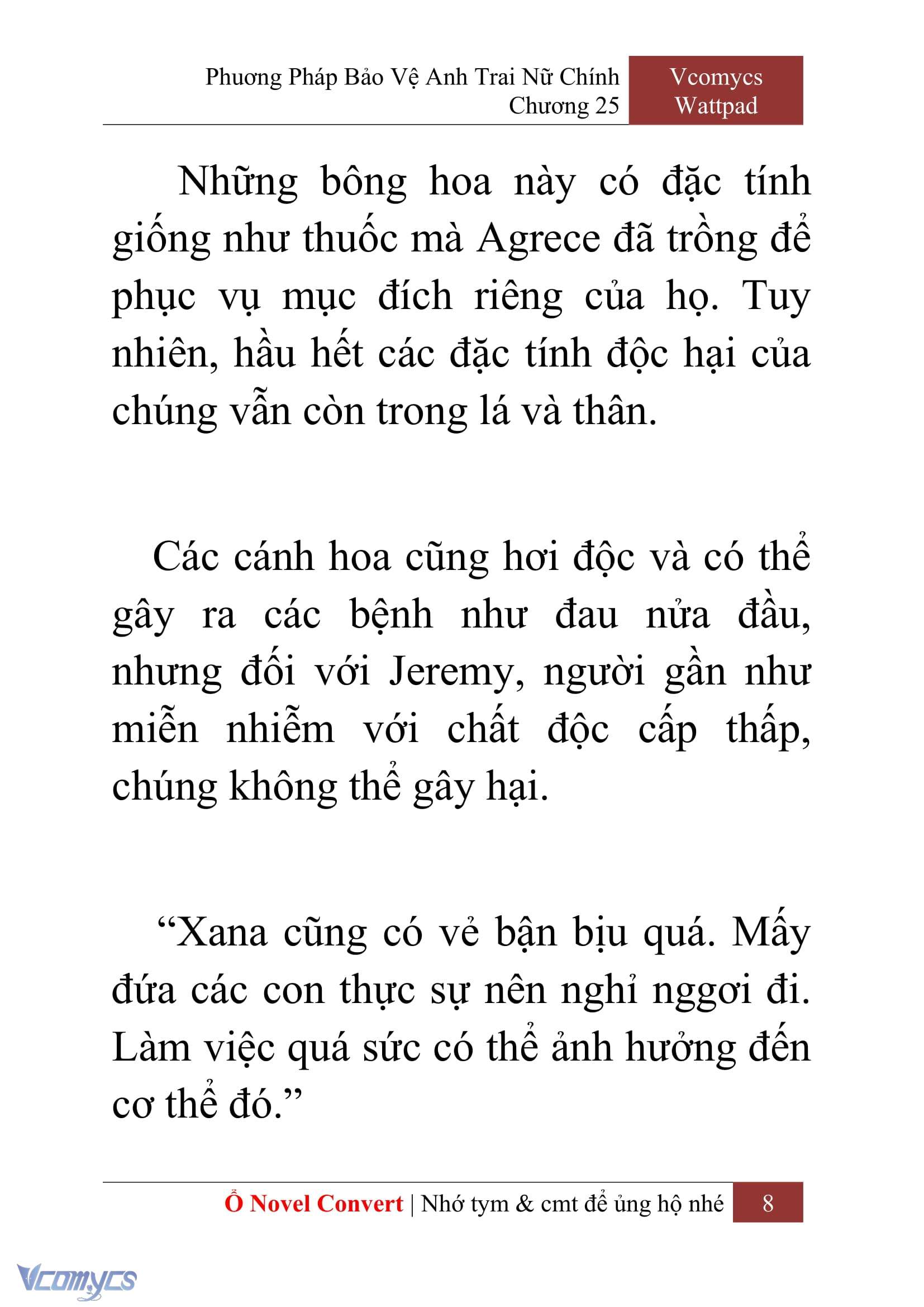 [Novel] Phương Pháp Bảo Vệ Anh Trai Nữ Chính Chap 25 - Next 
