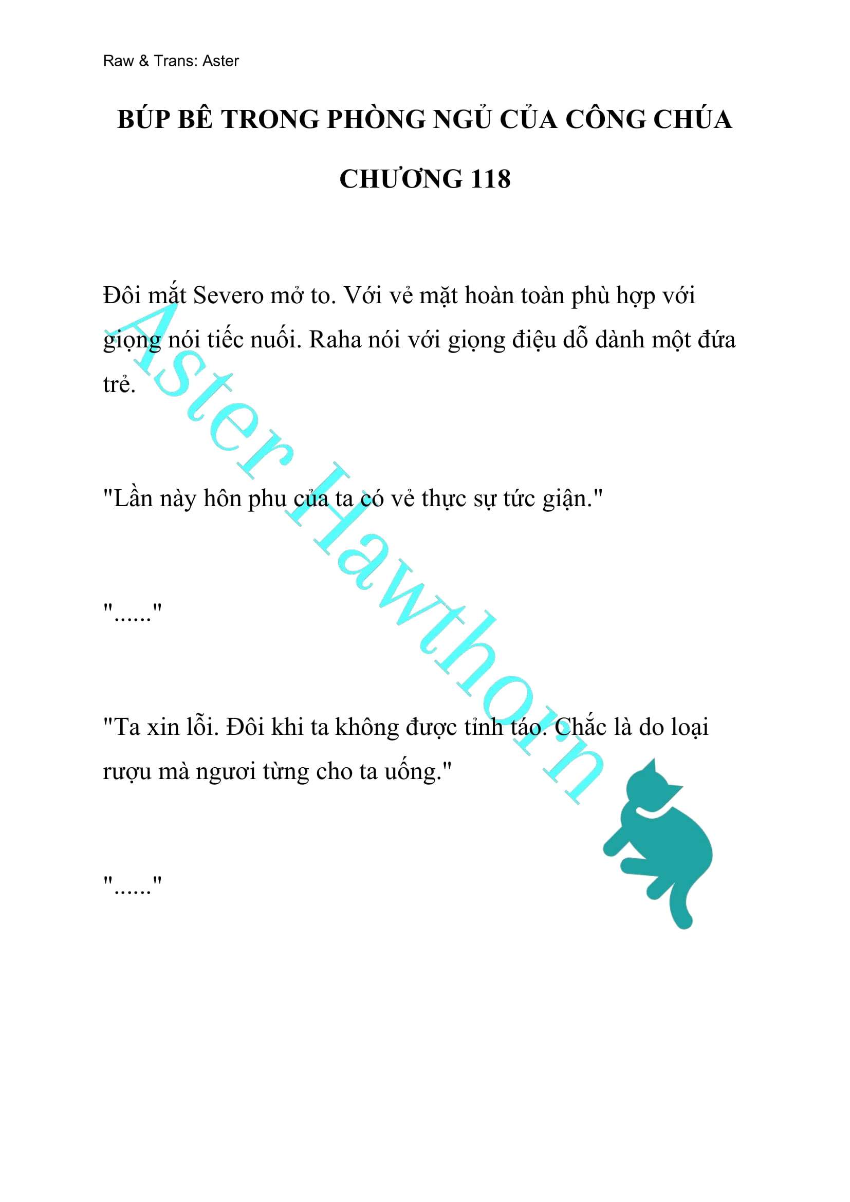 [NOVEL] Búp Bê Trong Phòng Ngủ Của Công Chúa Chap 118 - Next Chap 119