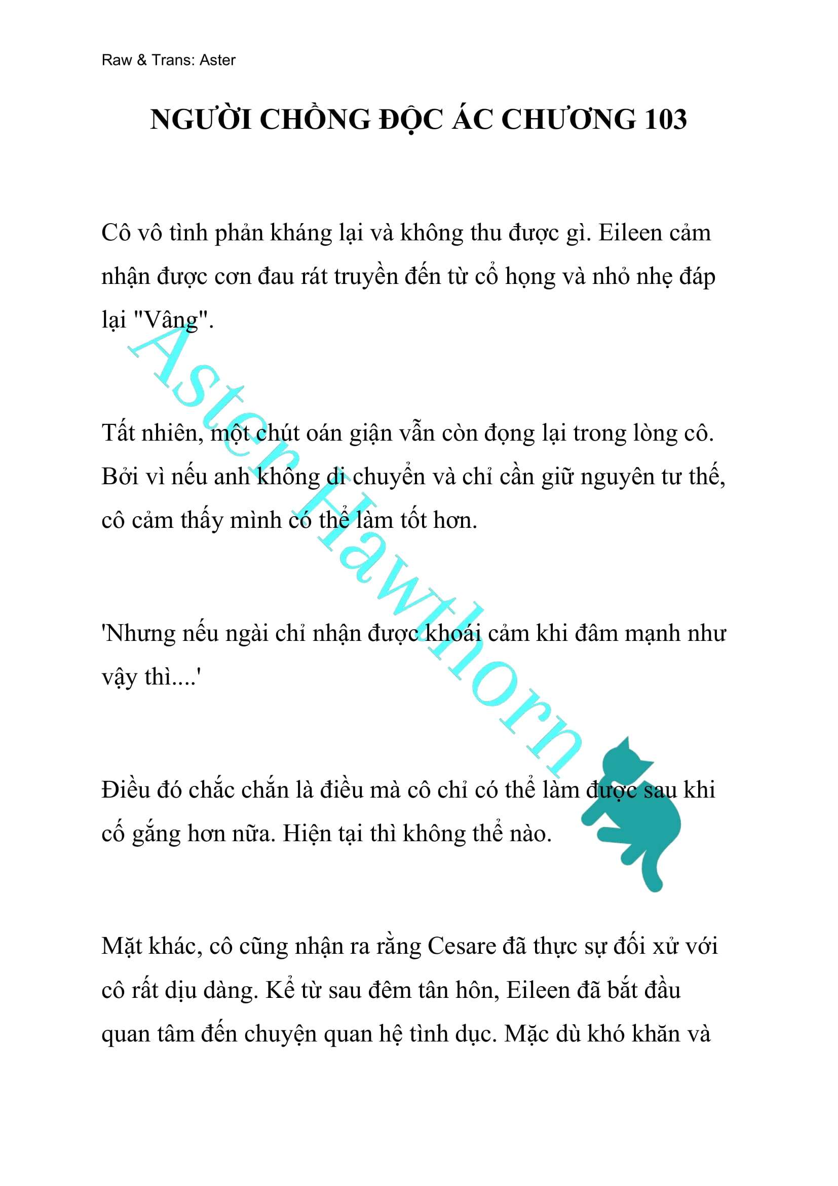 [NOVEL] Người Chồng Độc Ác Chap 103 - Next Chap 104