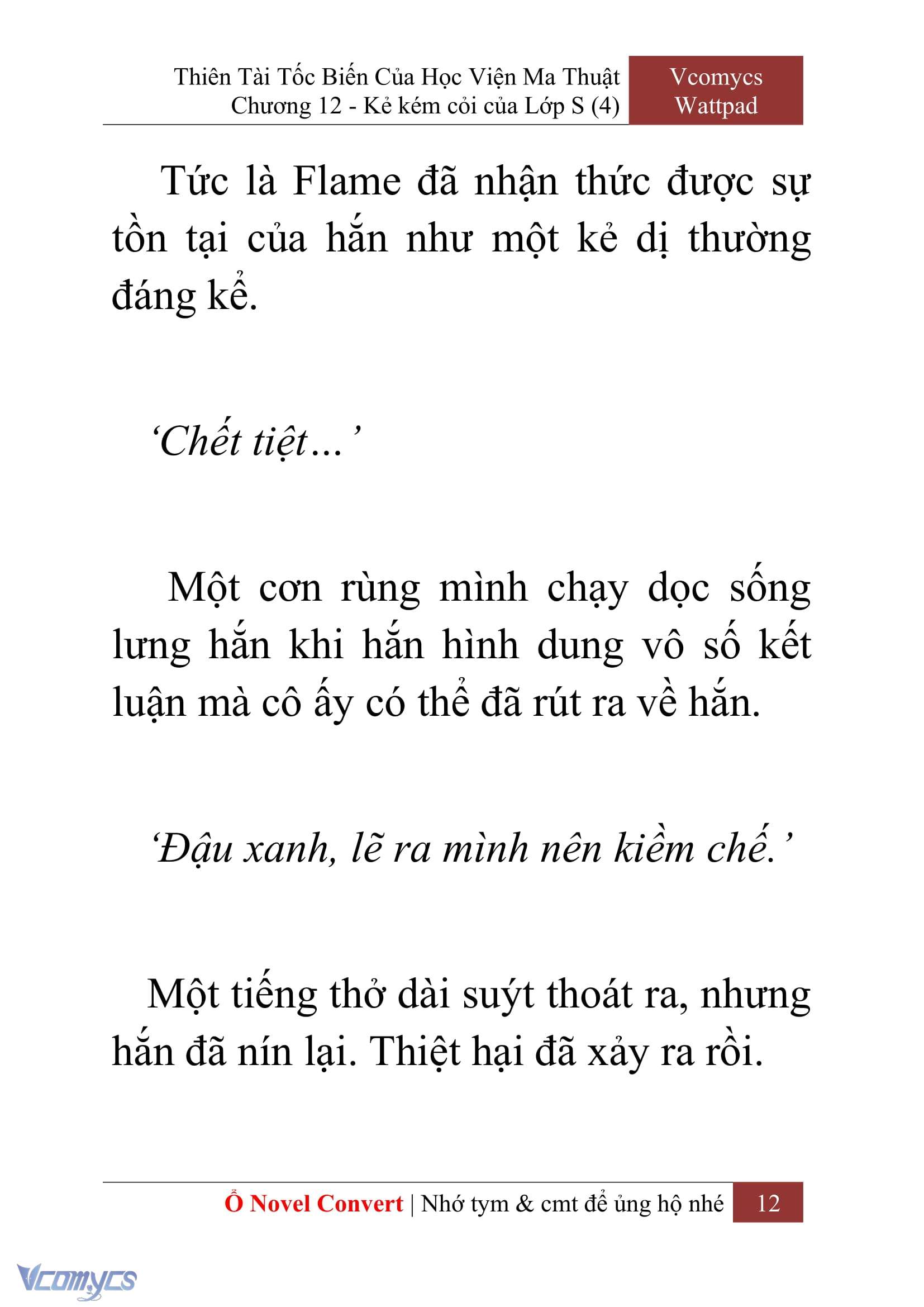 [Novel] Thiên Tài Tốc Biến Của Học Viện Ma Thuật Chap 12 - Next 