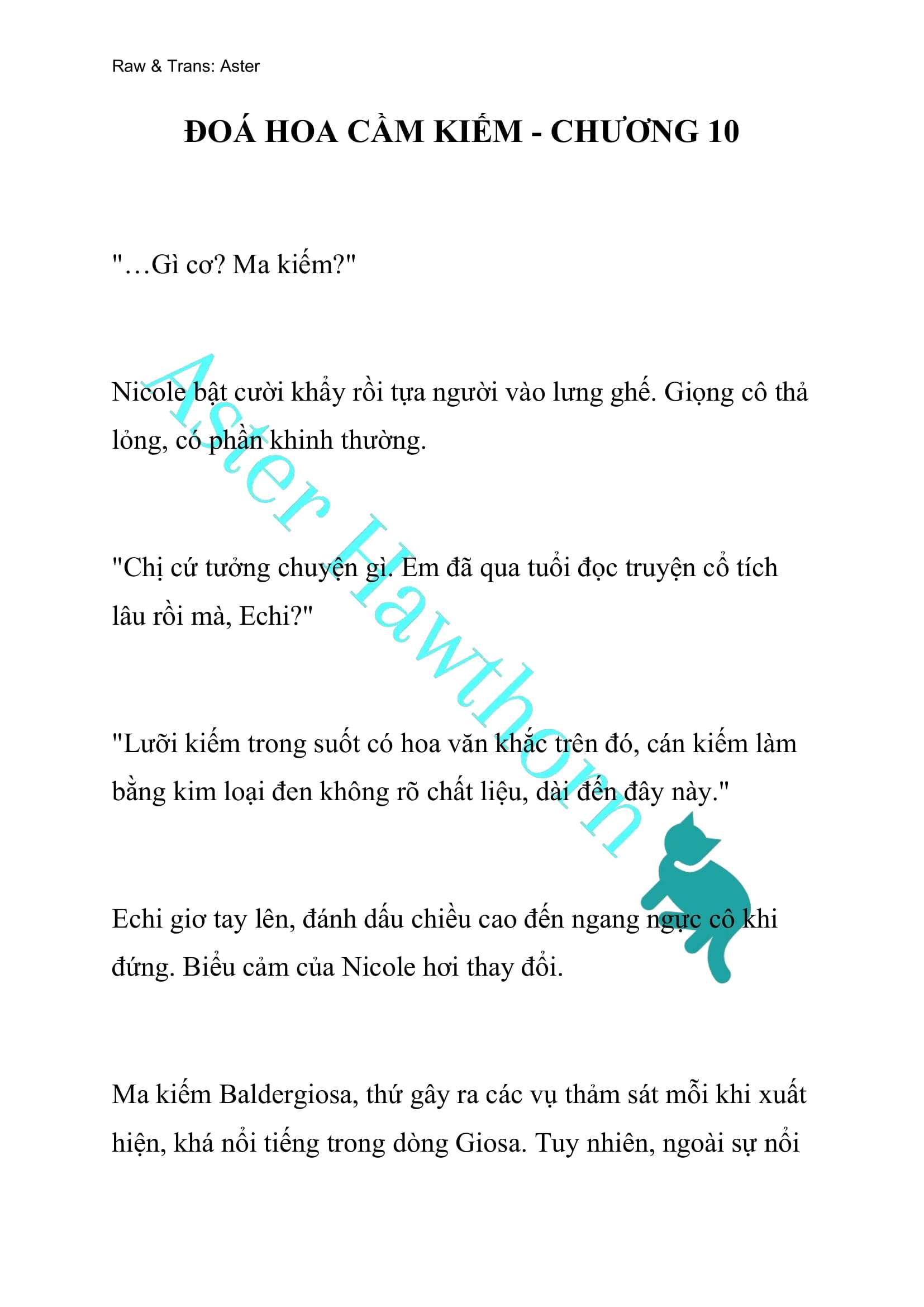 [NOVEL] Đóa Hoa Cầm Kiếm Chap 10 - Trang 2