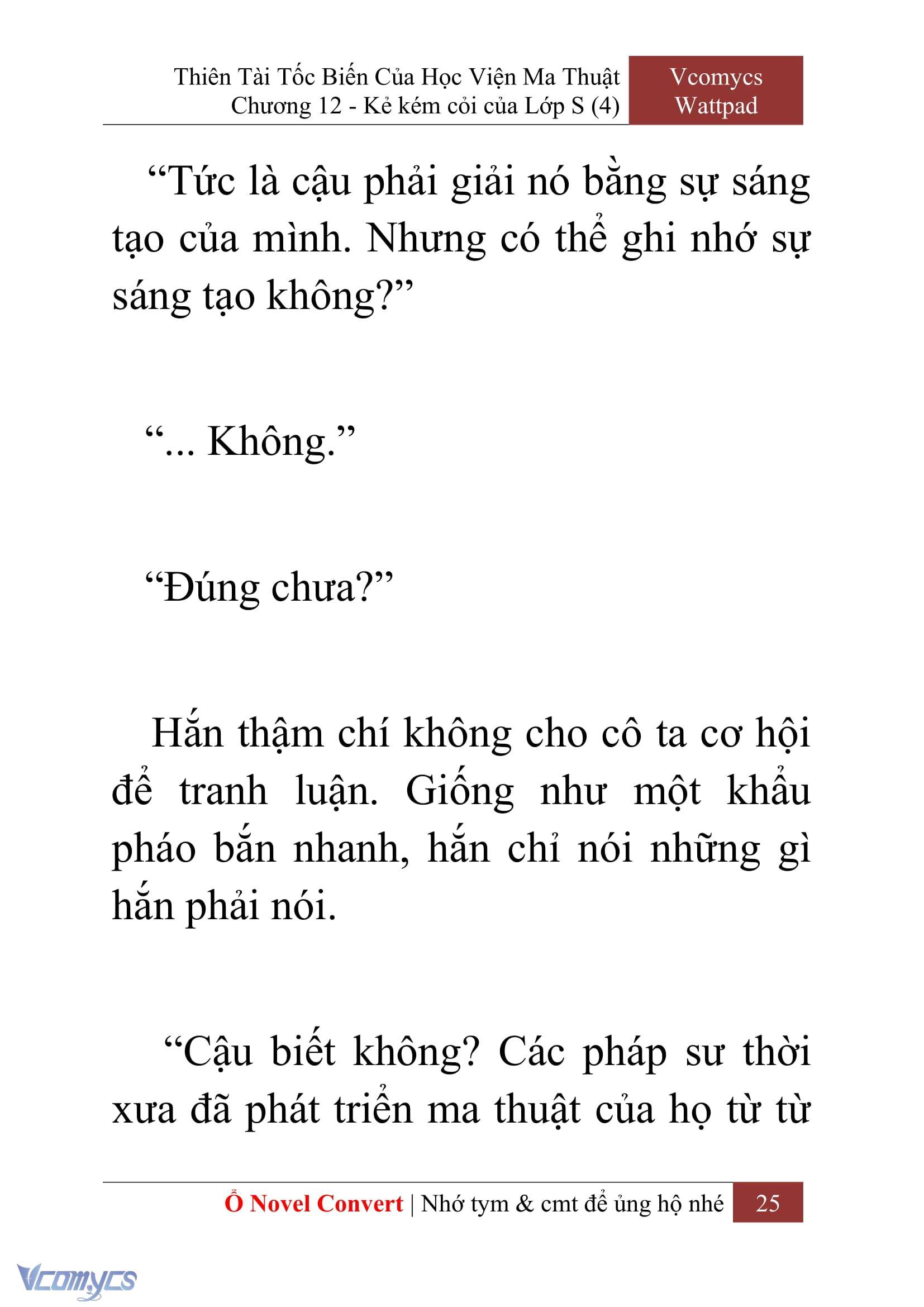 [Novel] Thiên Tài Tốc Biến Của Học Viện Ma Thuật Chap 12 - Next 