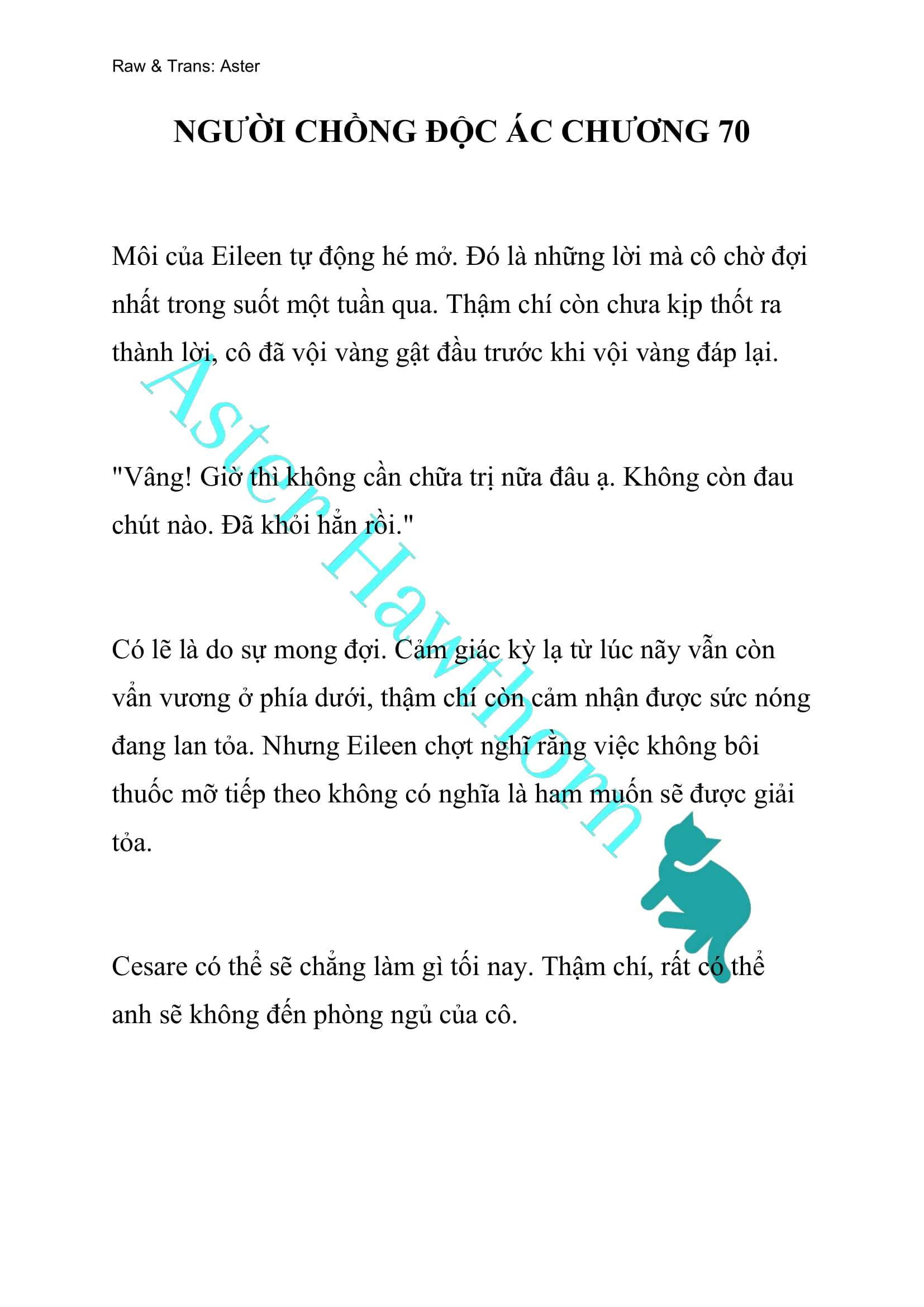 [NOVEL] Người Chồng Độc Ác Chap 70 - Trang 2