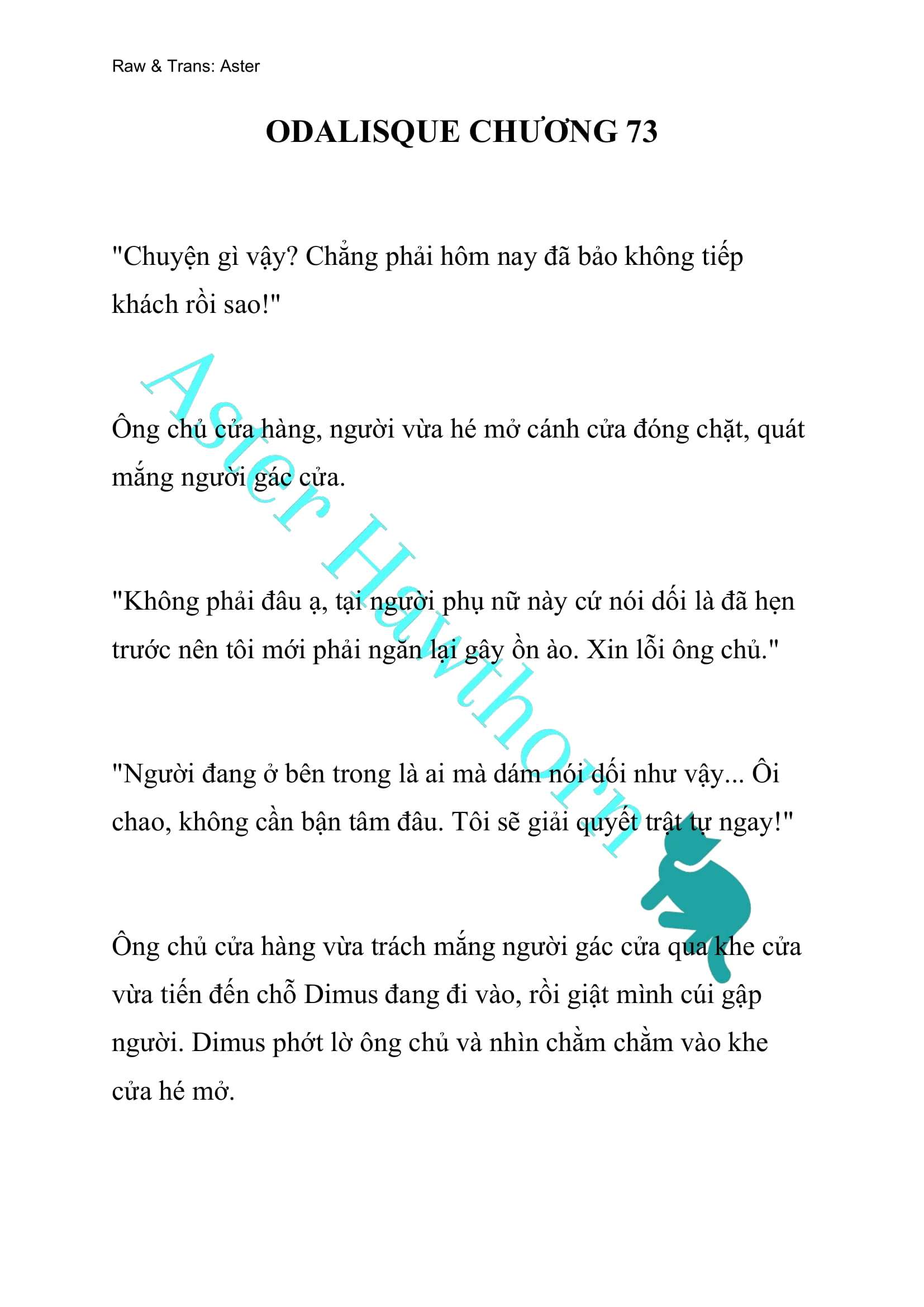[NOVEL] Odalisque Chap 73 - Next Chap 74