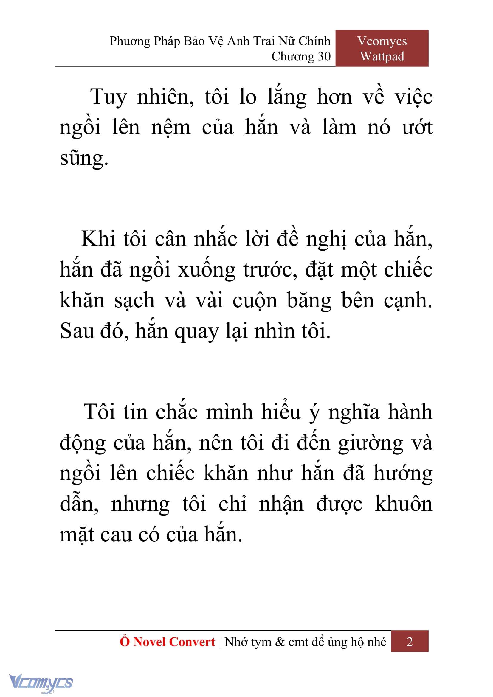 [Novel] Phương Pháp Bảo Vệ Anh Trai Nữ Chính Chap 30 - Next Chap 31
