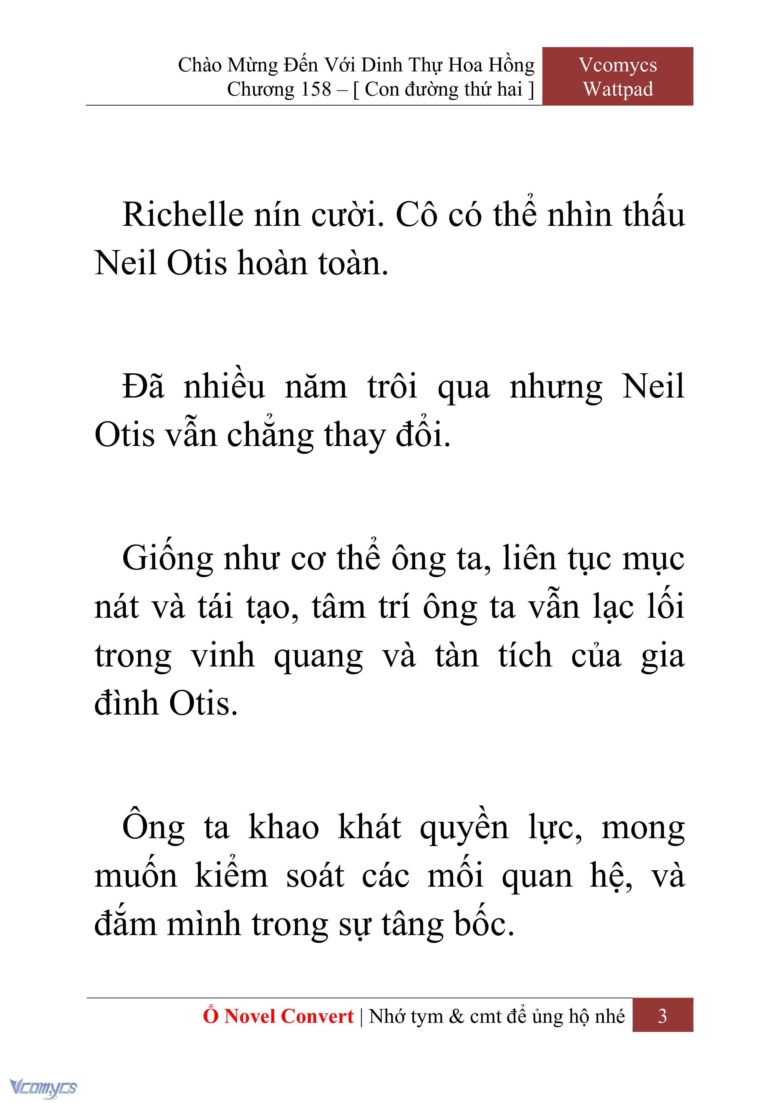 [Novel] Chào Mừng Đến Với Dinh Thự Hoa Hồng Chap 158 - Next 