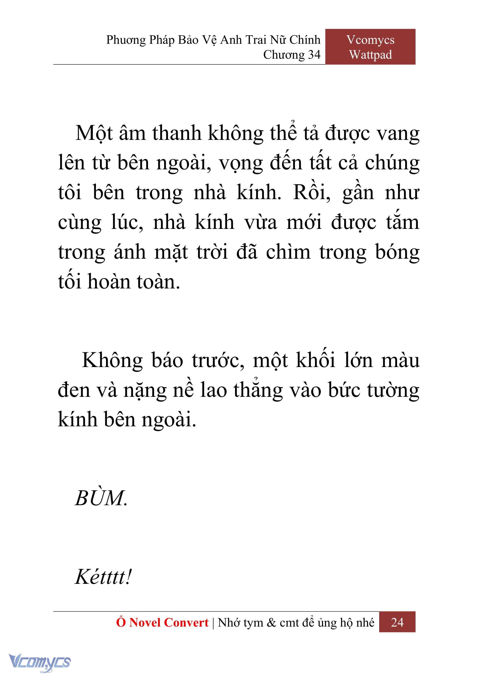 [Novel] Phương Pháp Bảo Vệ Anh Trai Nữ Chính Chap 34 - Next Chap 35