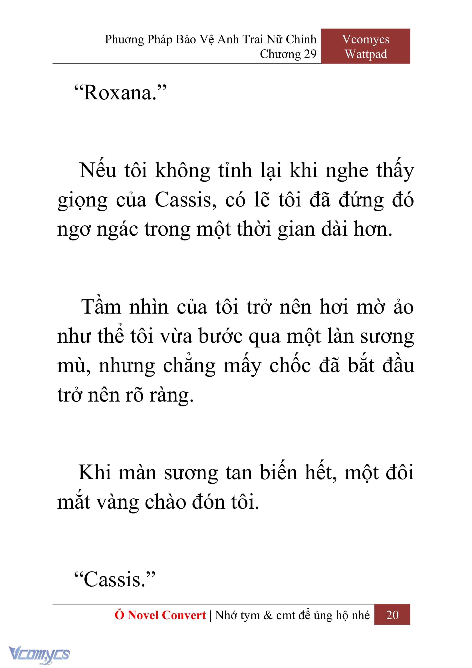 [Novel] Phương Pháp Bảo Vệ Anh Trai Nữ Chính Chap 29 - Next Chap 30