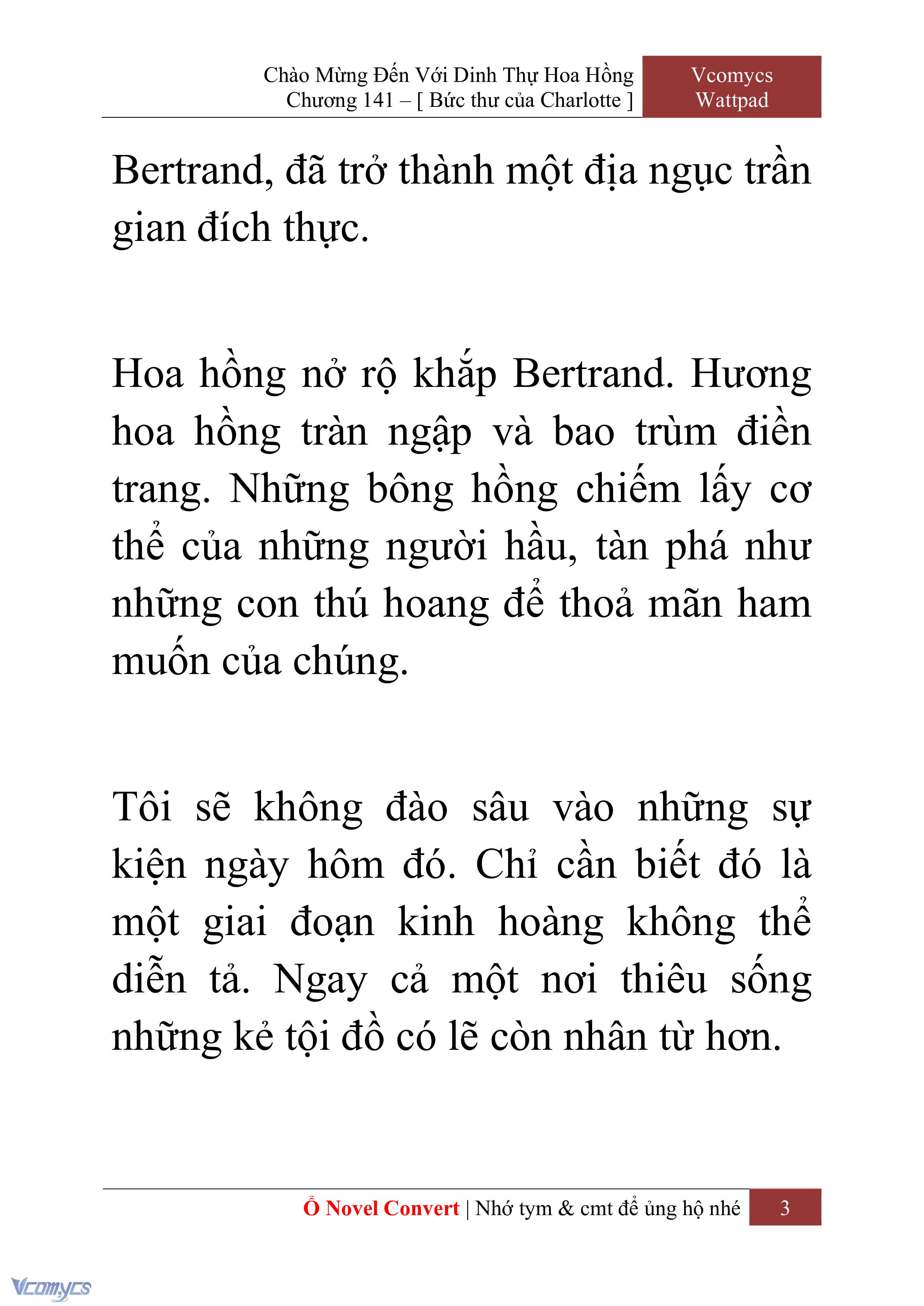 [Novel] Chào Mừng Đến Với Dinh Thự Hoa Hồng Chap 141 - Trang 2