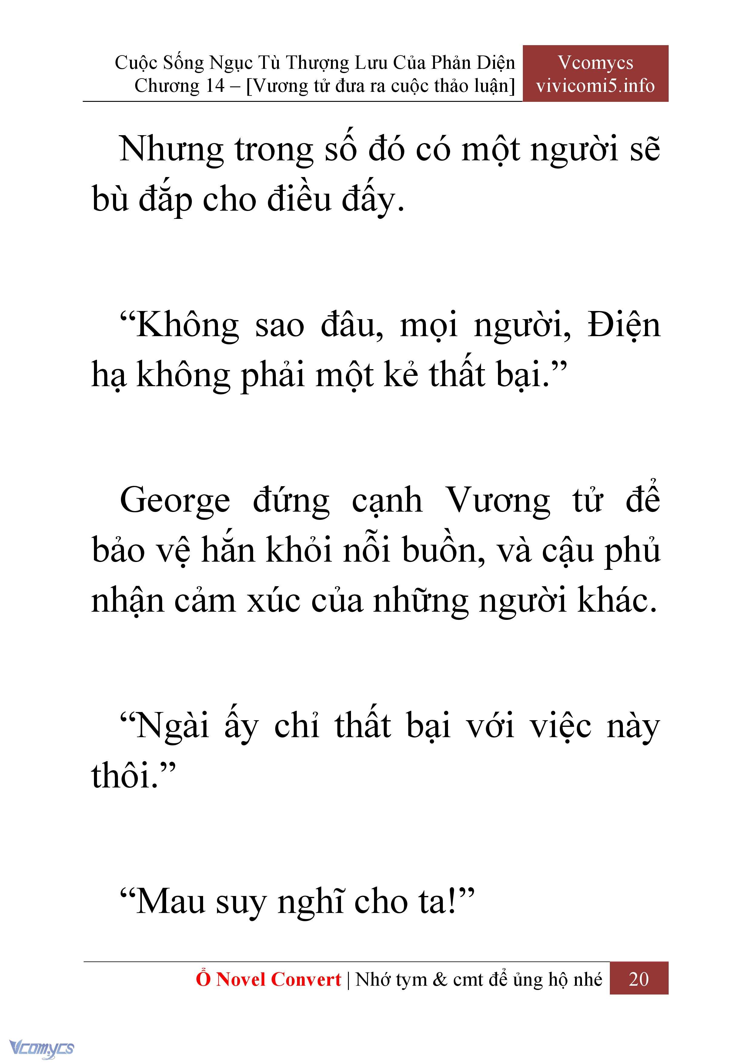 [Novel] Cuộc Sống Ngục Tù Thượng Lưu Của Nhân Vật Phản Diện Chap 14 - Next 