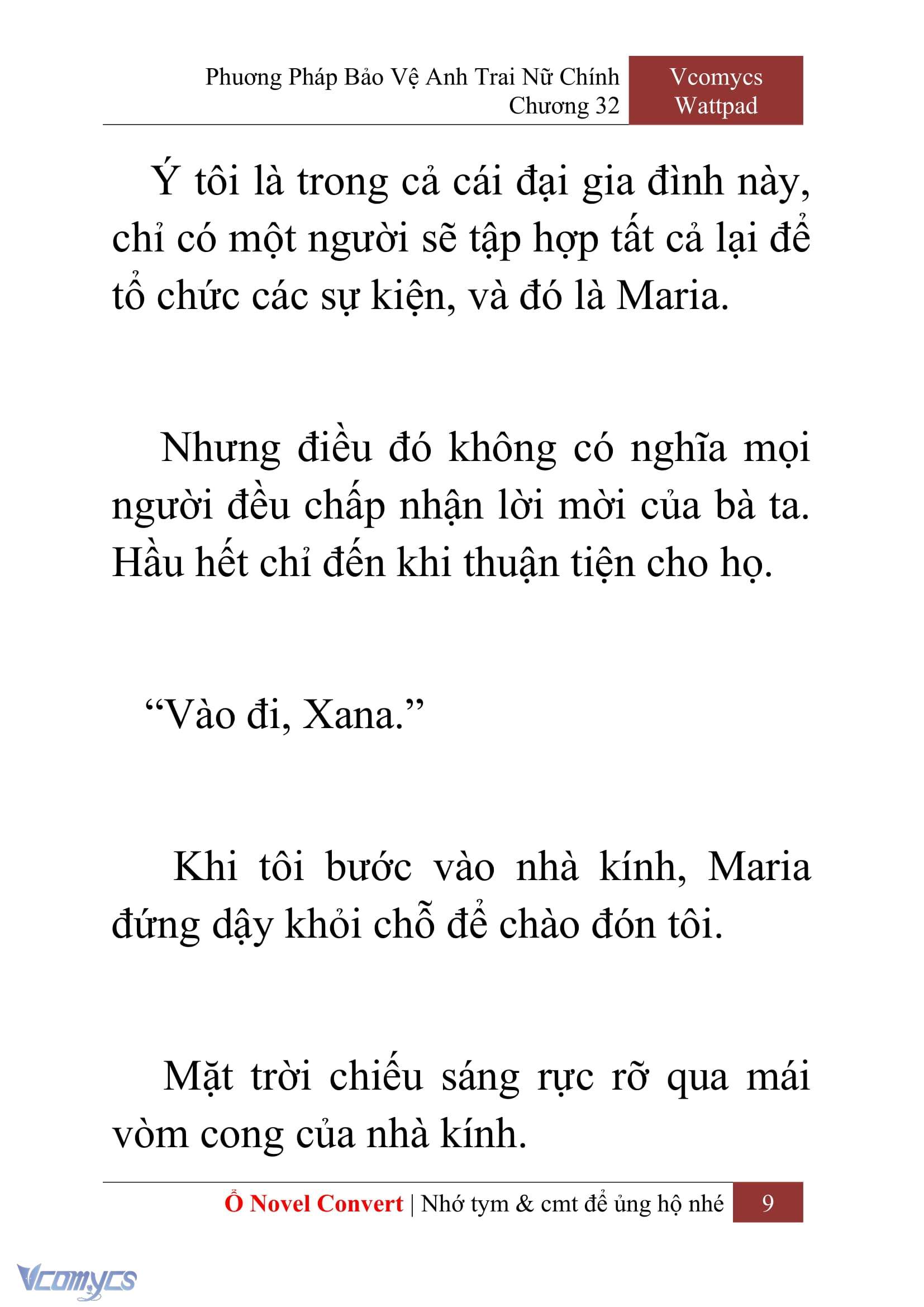 [Novel] Phương Pháp Bảo Vệ Anh Trai Nữ Chính Chap 32 - Next Chap 33