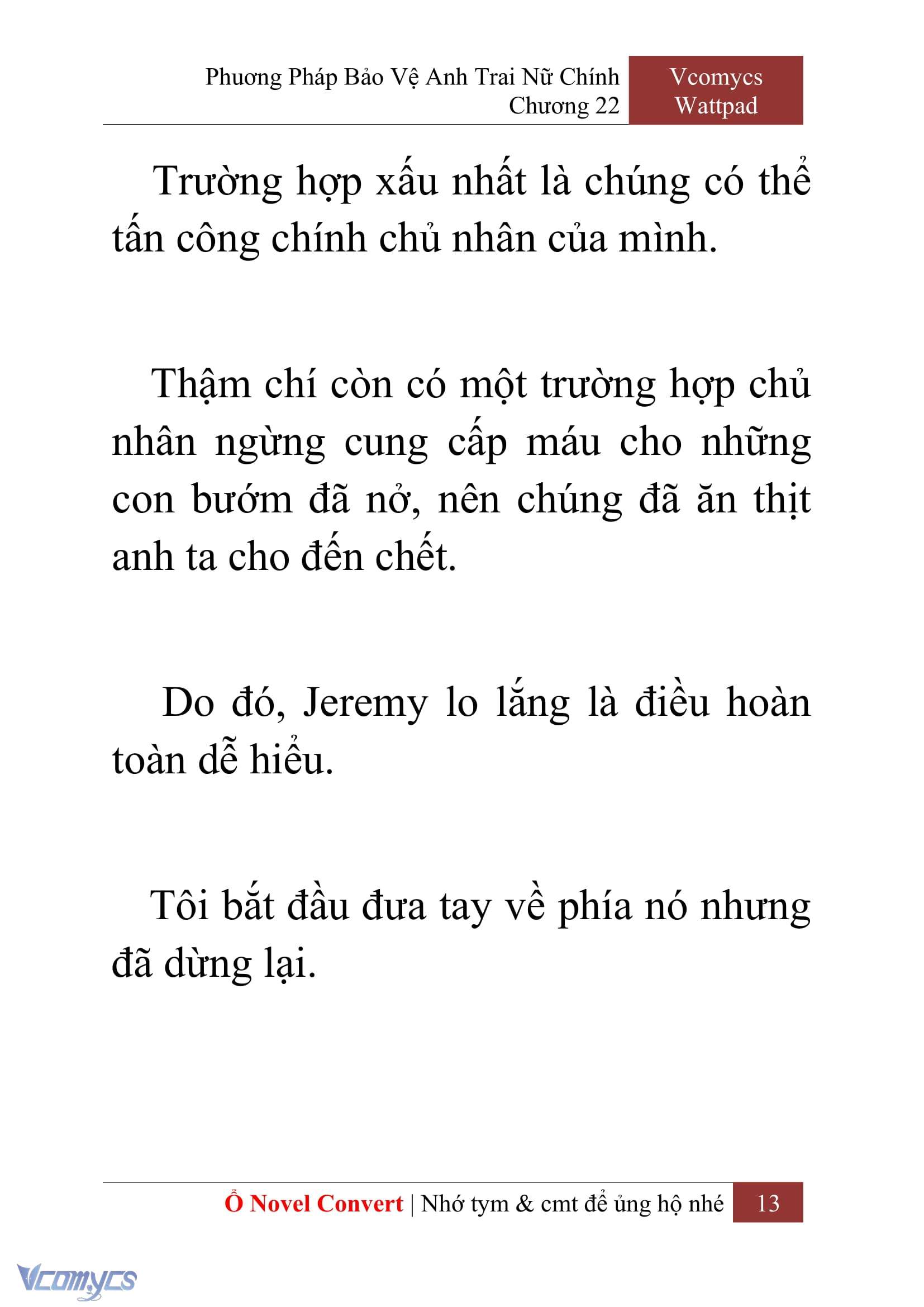 [Novel] Phương Pháp Bảo Vệ Anh Trai Nữ Chính Chap 22 - Next Chap 23