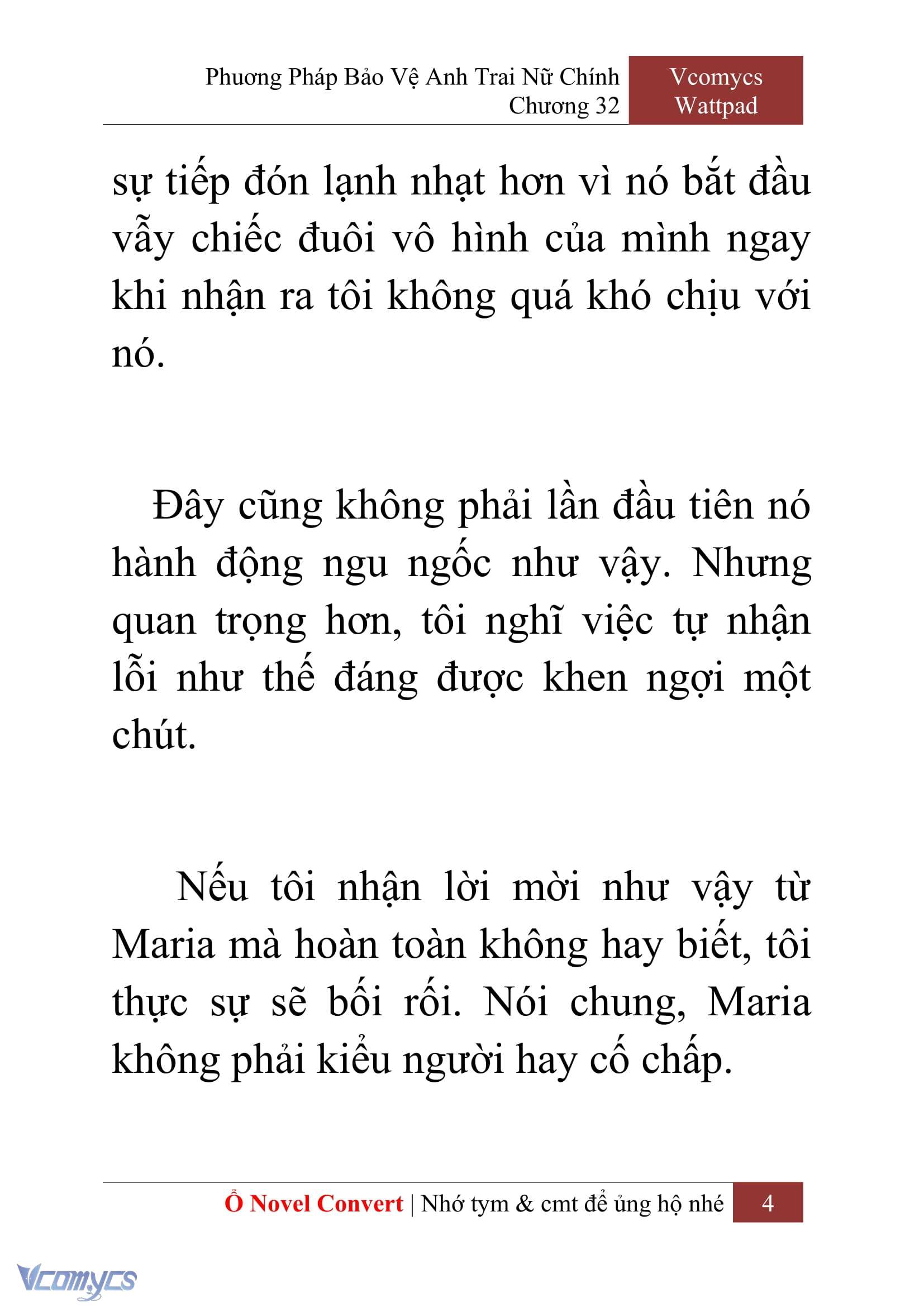 [Novel] Phương Pháp Bảo Vệ Anh Trai Nữ Chính Chap 32 - Next Chap 33