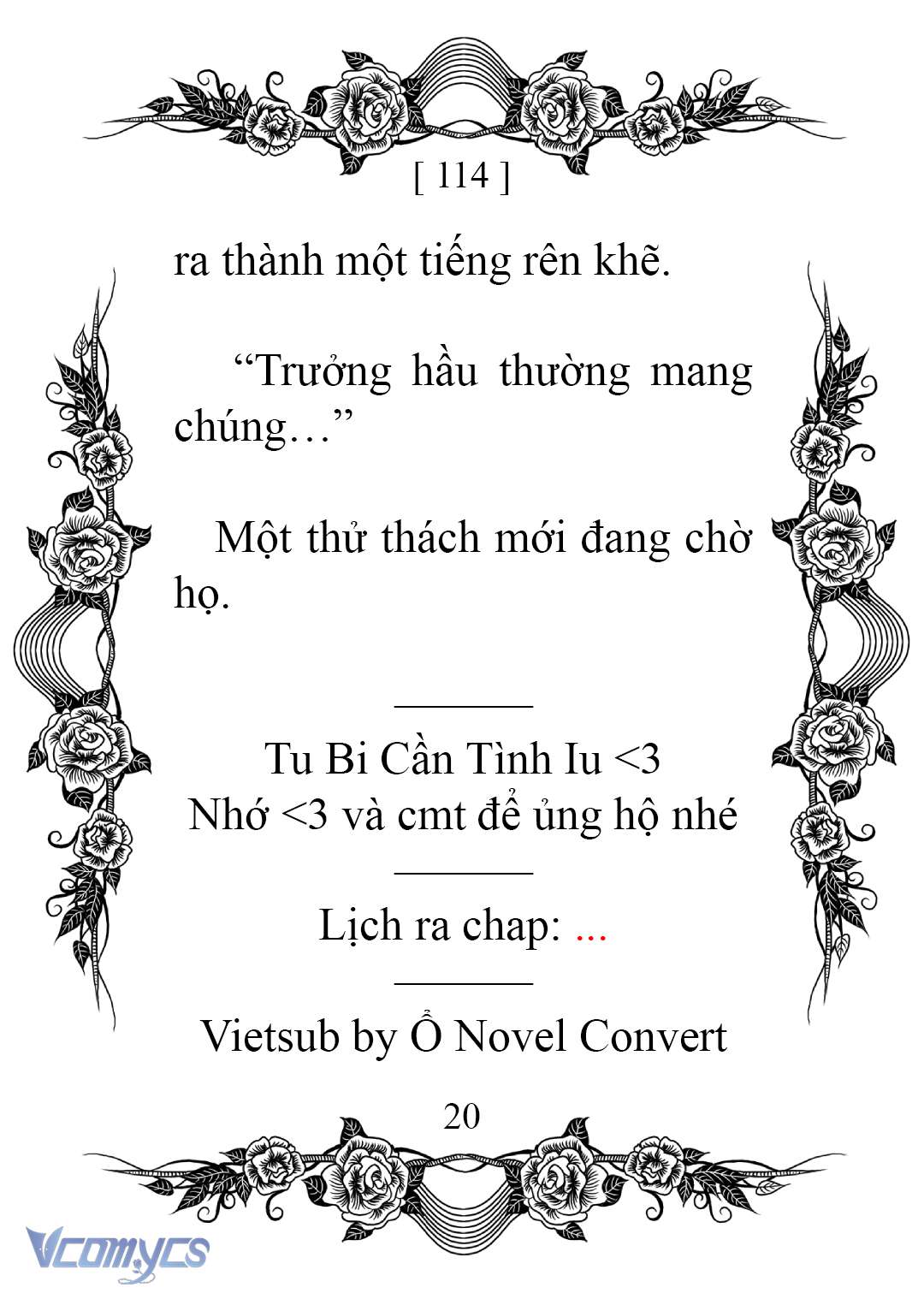 [Novel] Chào Mừng Đến Với Dinh Thự Hoa Hồng Chap 114 - Next Chap 115