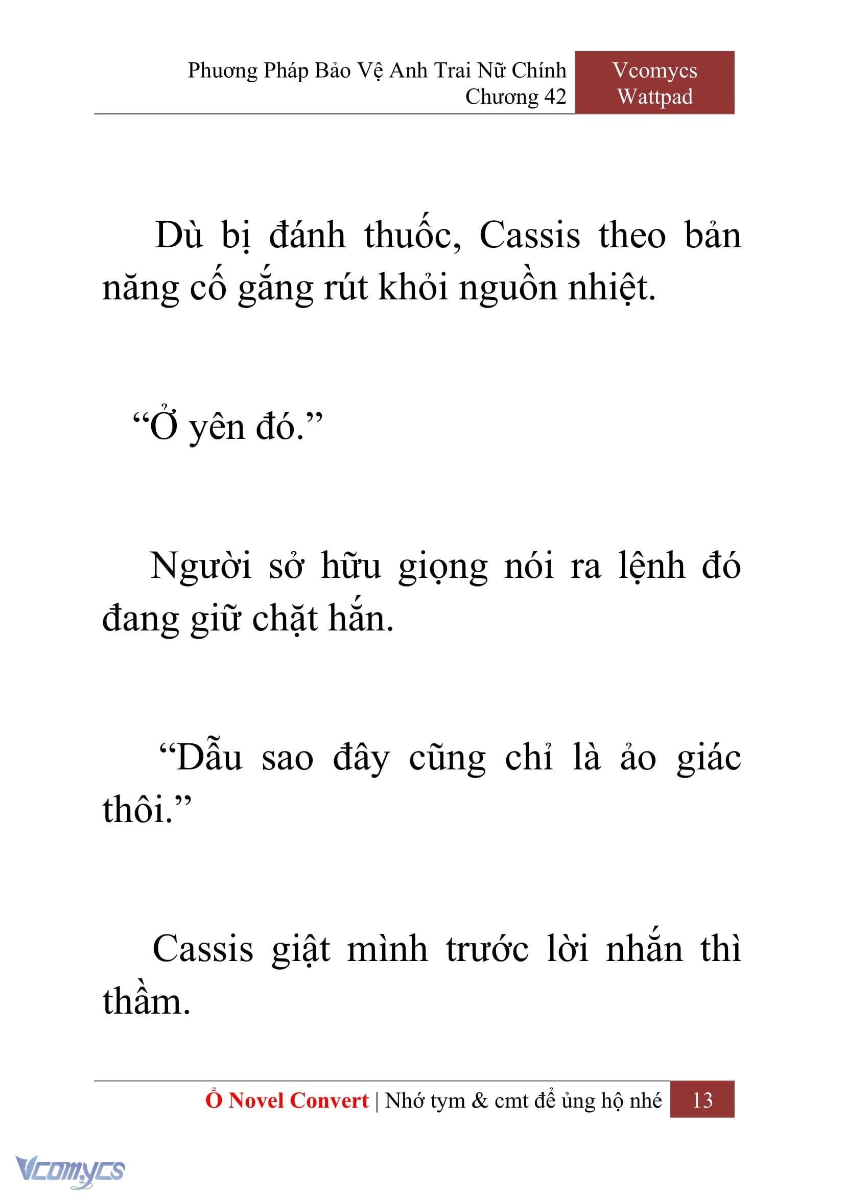 [Novel] Phương Pháp Bảo Vệ Anh Trai Nữ Chính Chap 42 - Trang 2
