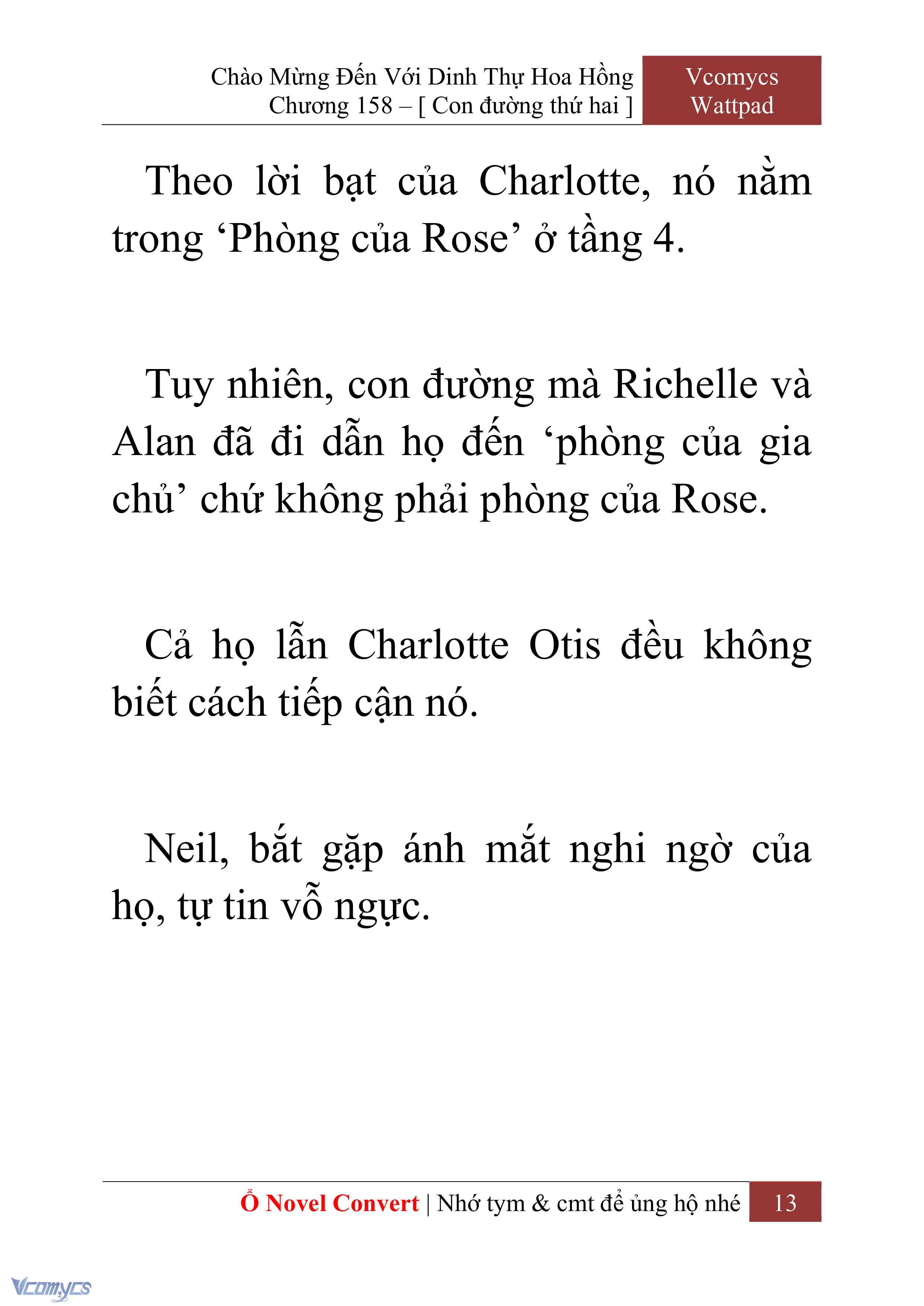 [Novel] Chào Mừng Đến Với Dinh Thự Hoa Hồng Chap 158 - Next 