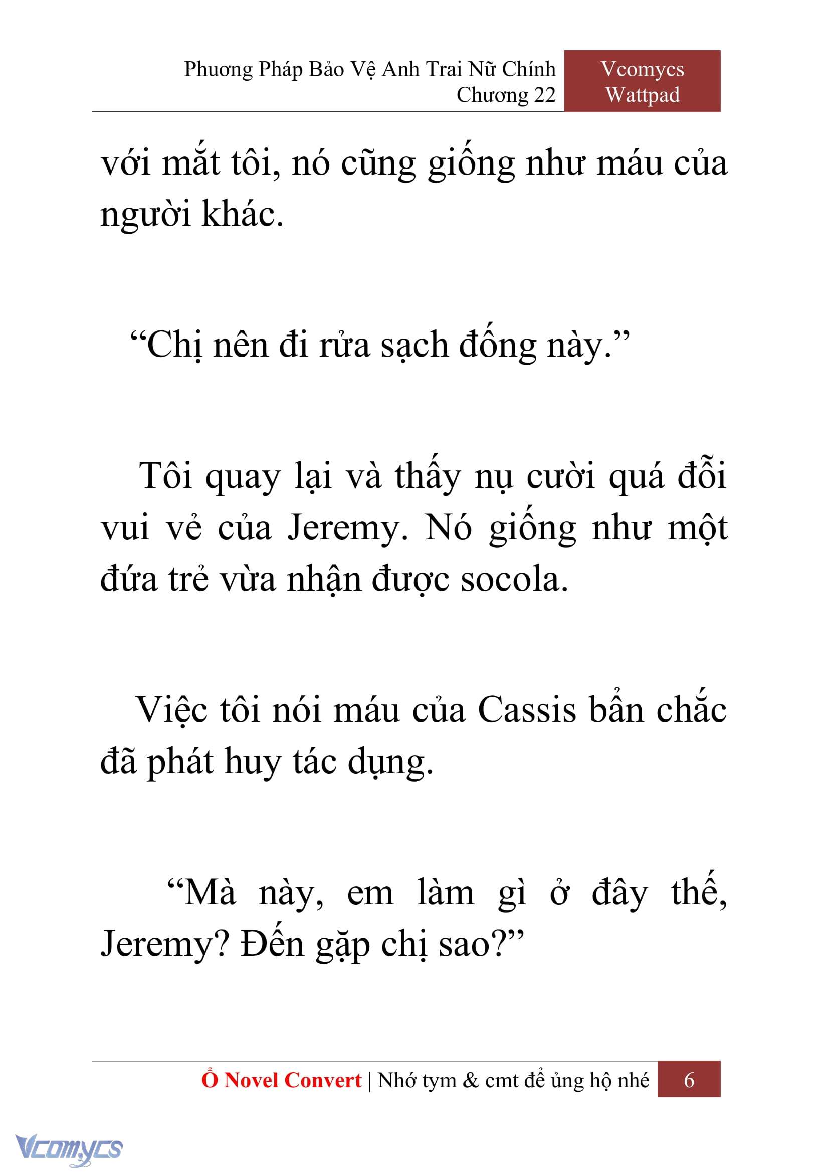 [Novel] Phương Pháp Bảo Vệ Anh Trai Nữ Chính Chap 22 - Next Chap 23