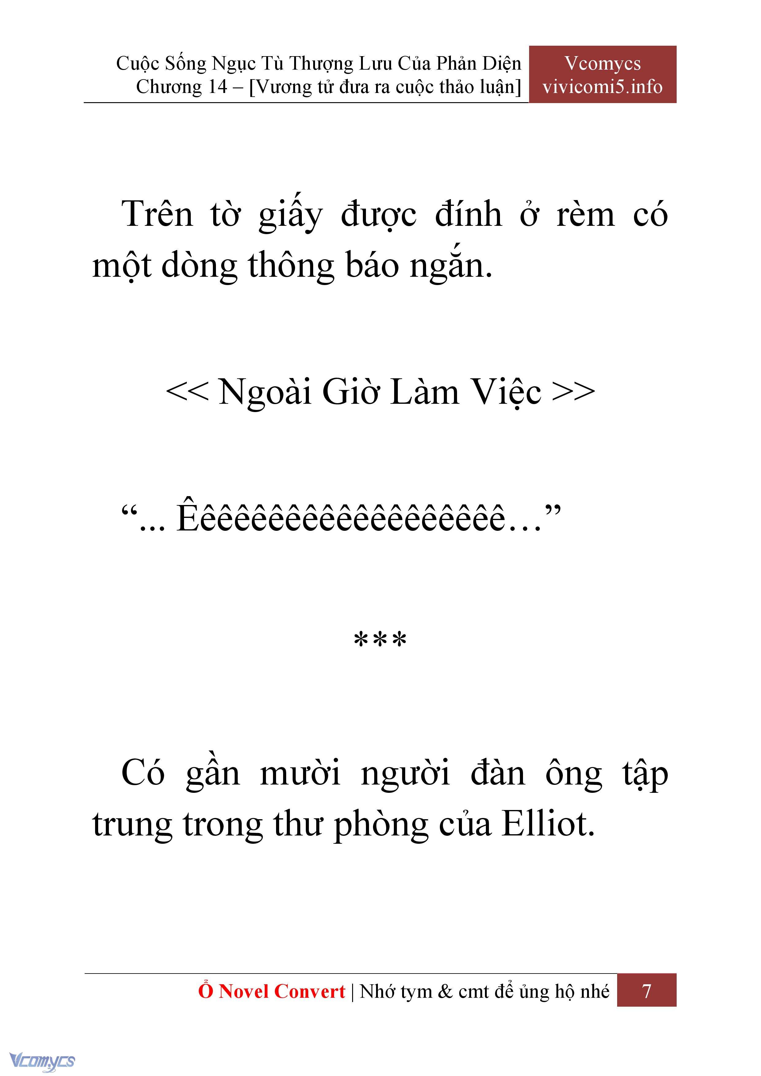 [Novel] Cuộc Sống Ngục Tù Thượng Lưu Của Nhân Vật Phản Diện Chap 14 - Next 