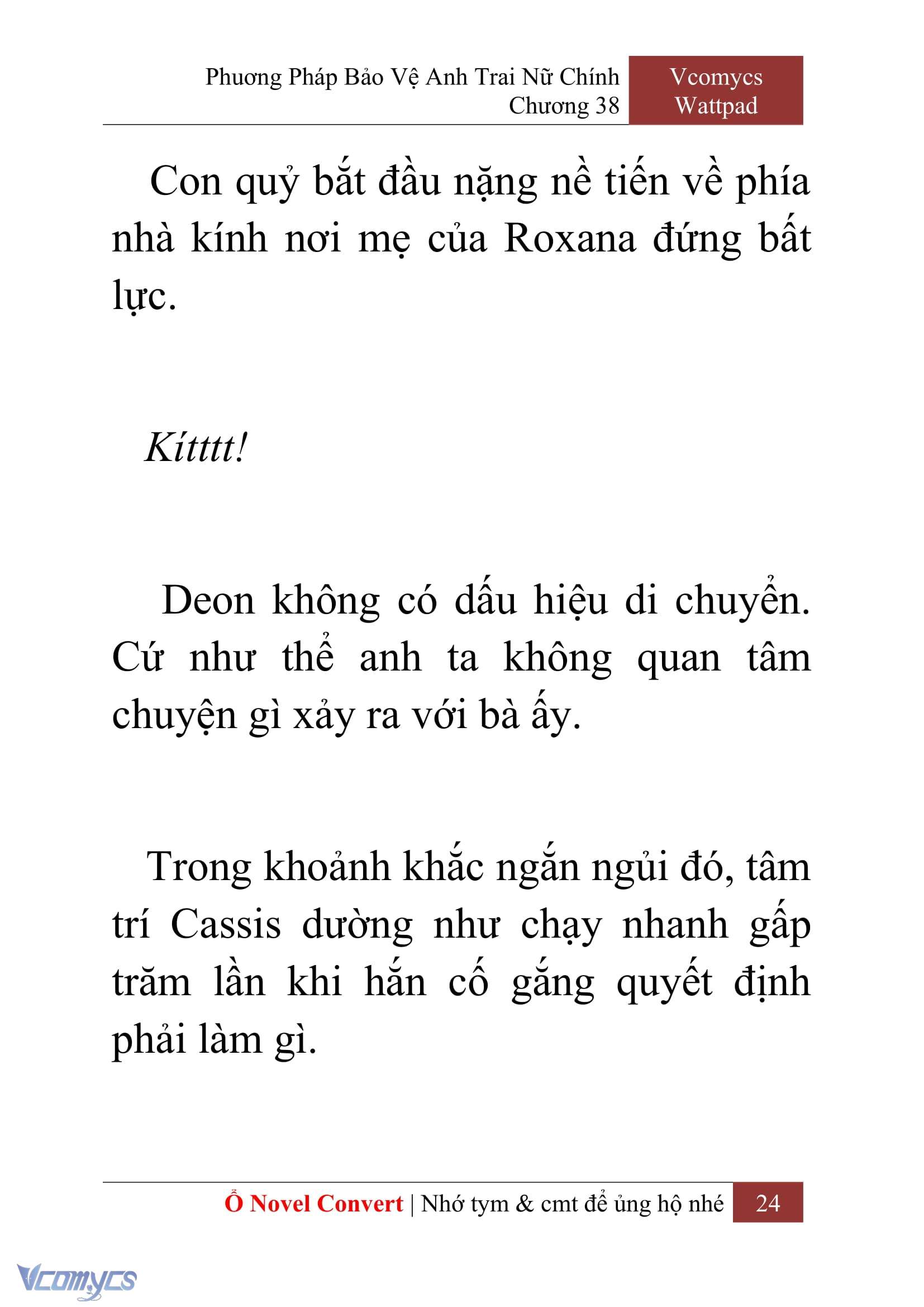 [Novel] Phương Pháp Bảo Vệ Anh Trai Nữ Chính Chap 38 - Trang 2