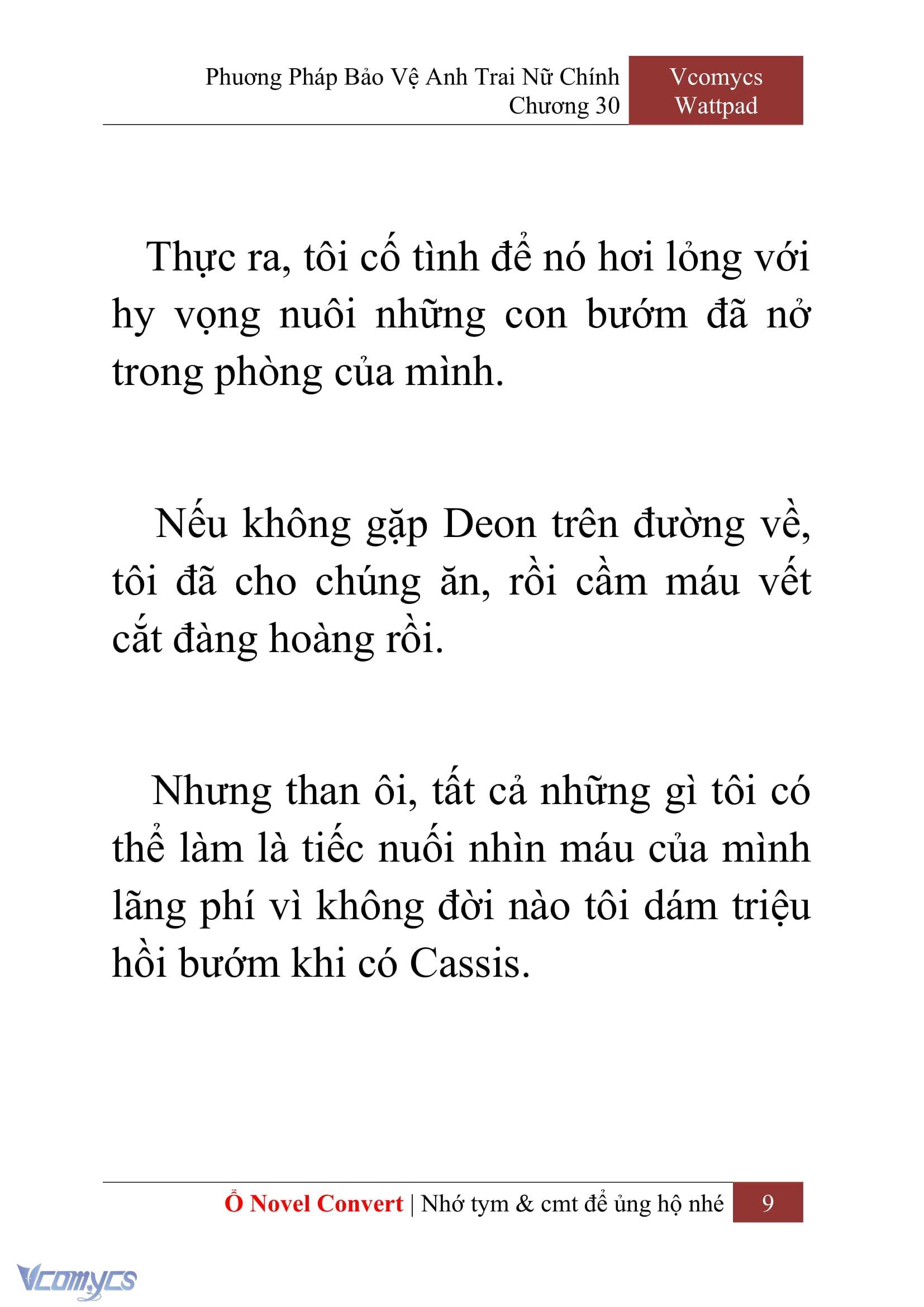 [Novel] Phương Pháp Bảo Vệ Anh Trai Nữ Chính Chap 30 - Next Chap 31