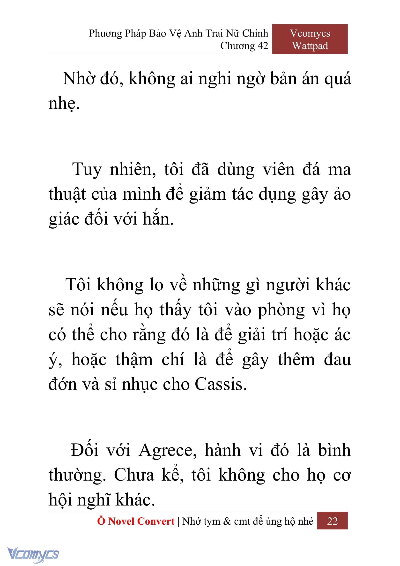 [Novel] Phương Pháp Bảo Vệ Anh Trai Nữ Chính Chap 42 - Trang 2