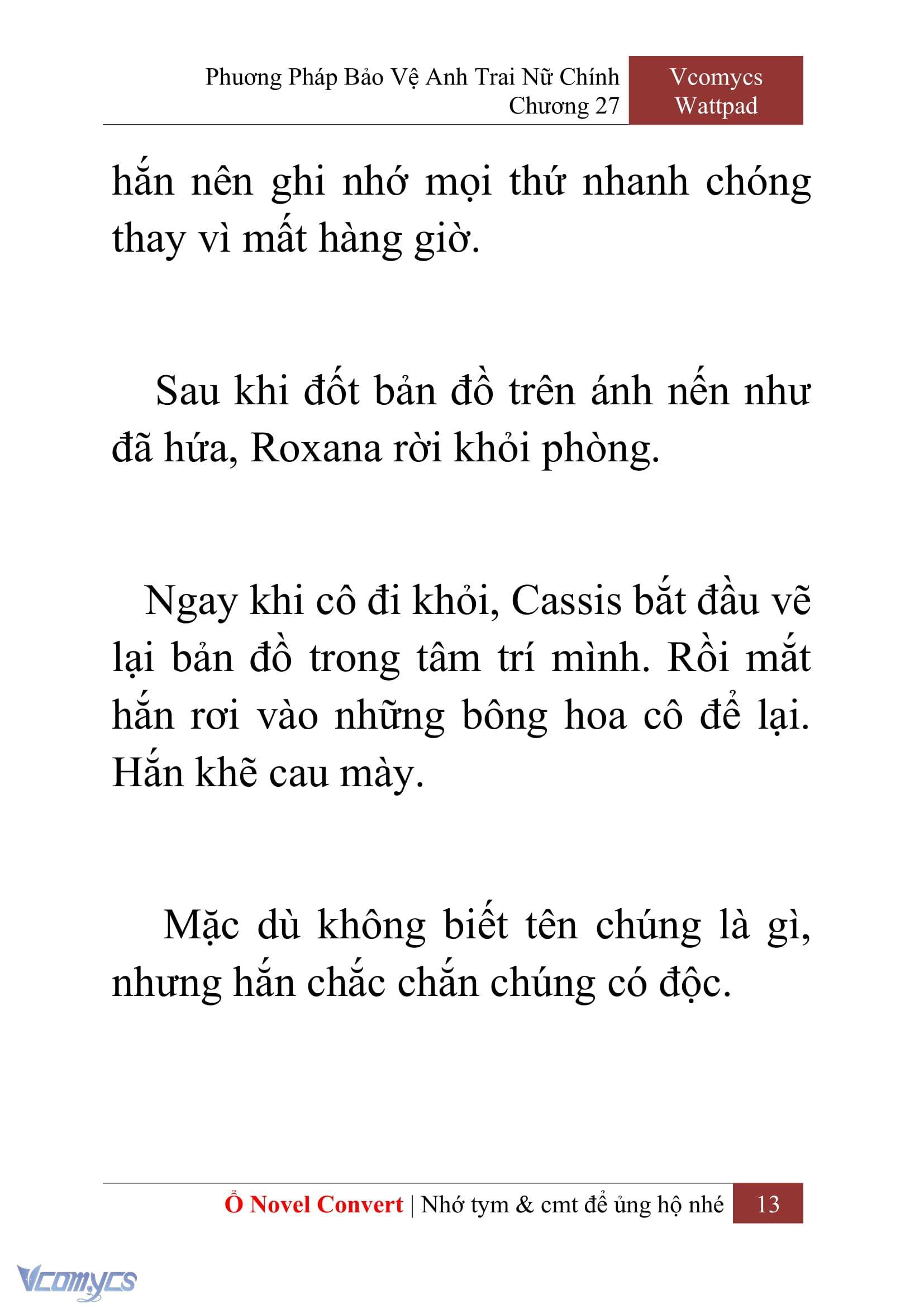 [Novel] Phương Pháp Bảo Vệ Anh Trai Nữ Chính Chap 27 - Next Chap 28