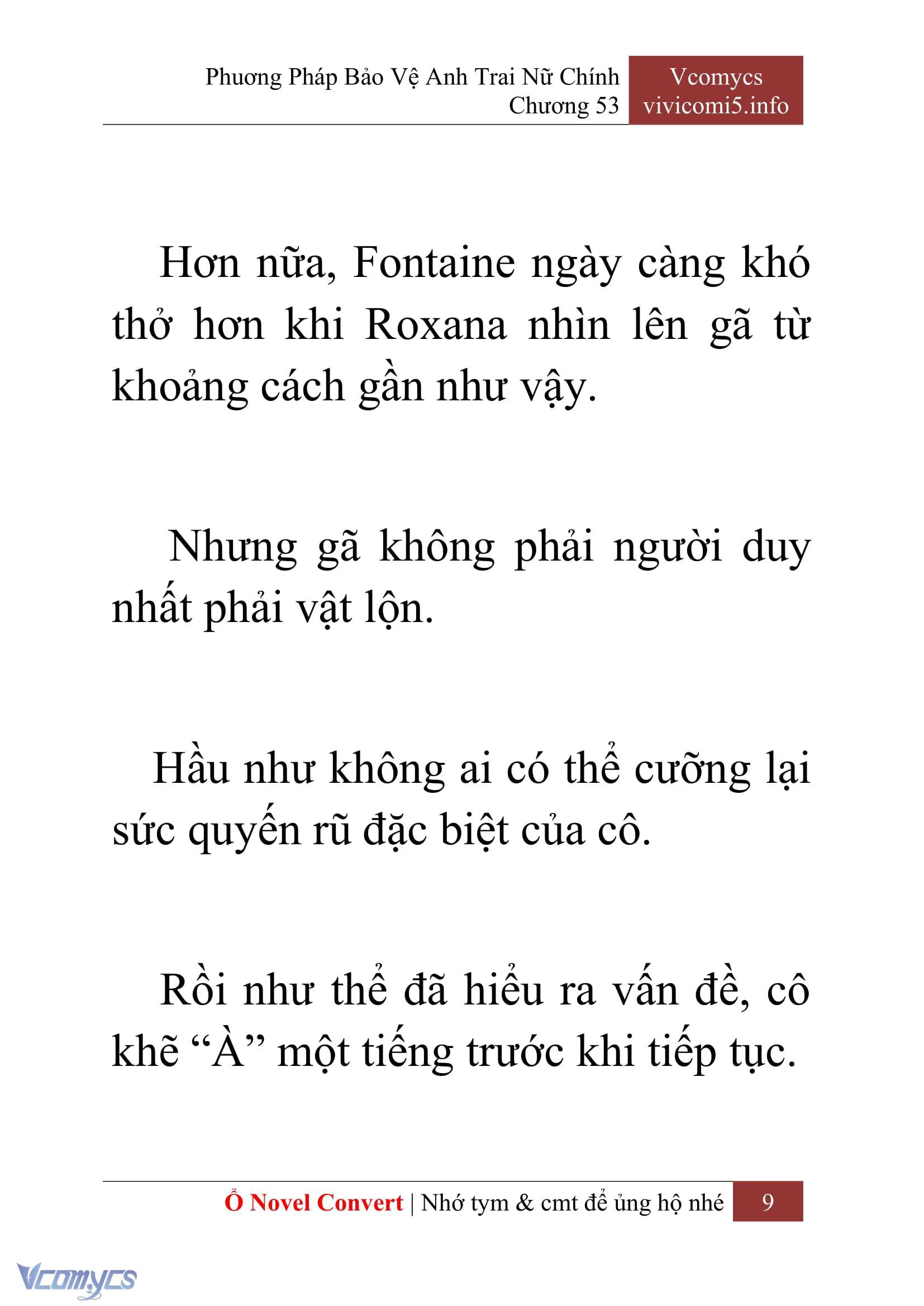 [Novel] Phương Pháp Bảo Vệ Anh Trai Nữ Chính Chap 53 - Trang 2
