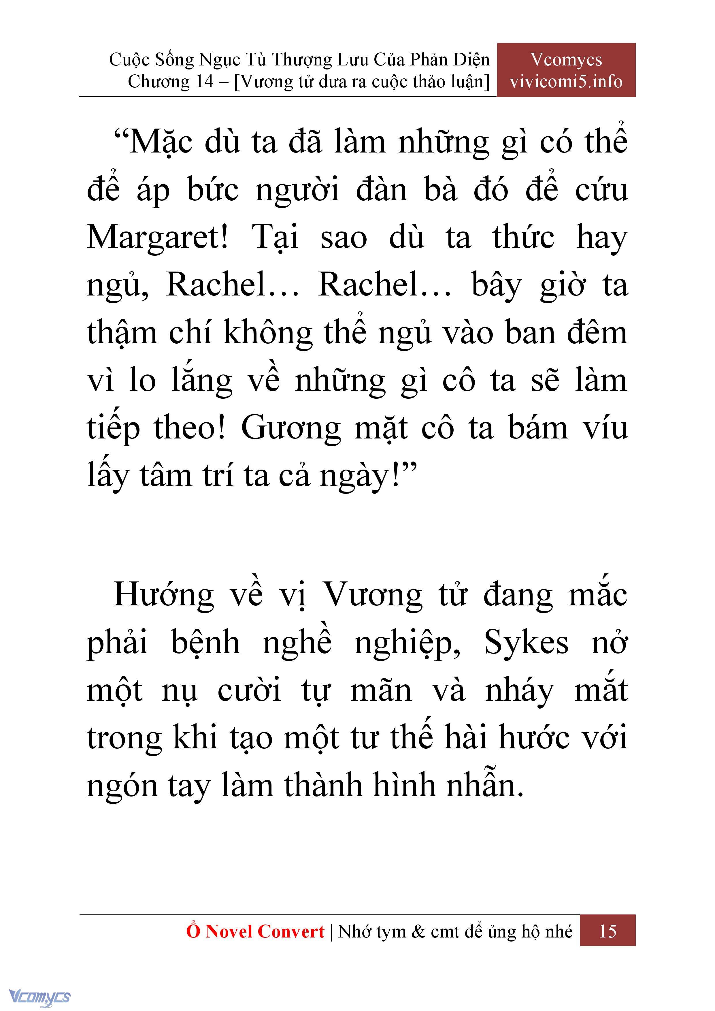 [Novel] Cuộc Sống Ngục Tù Thượng Lưu Của Nhân Vật Phản Diện Chap 14 - Next 