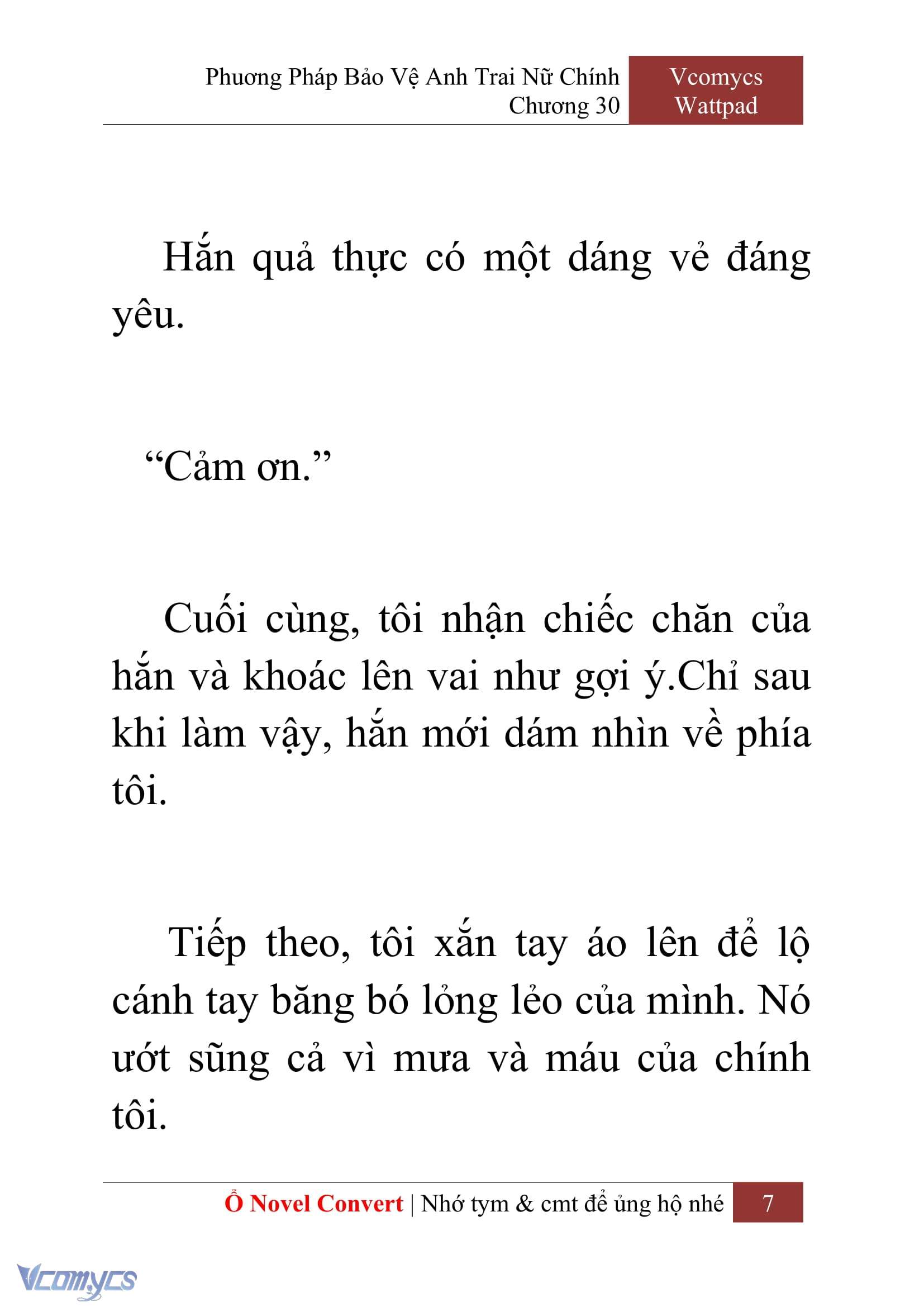 [Novel] Phương Pháp Bảo Vệ Anh Trai Nữ Chính Chap 30 - Next Chap 31