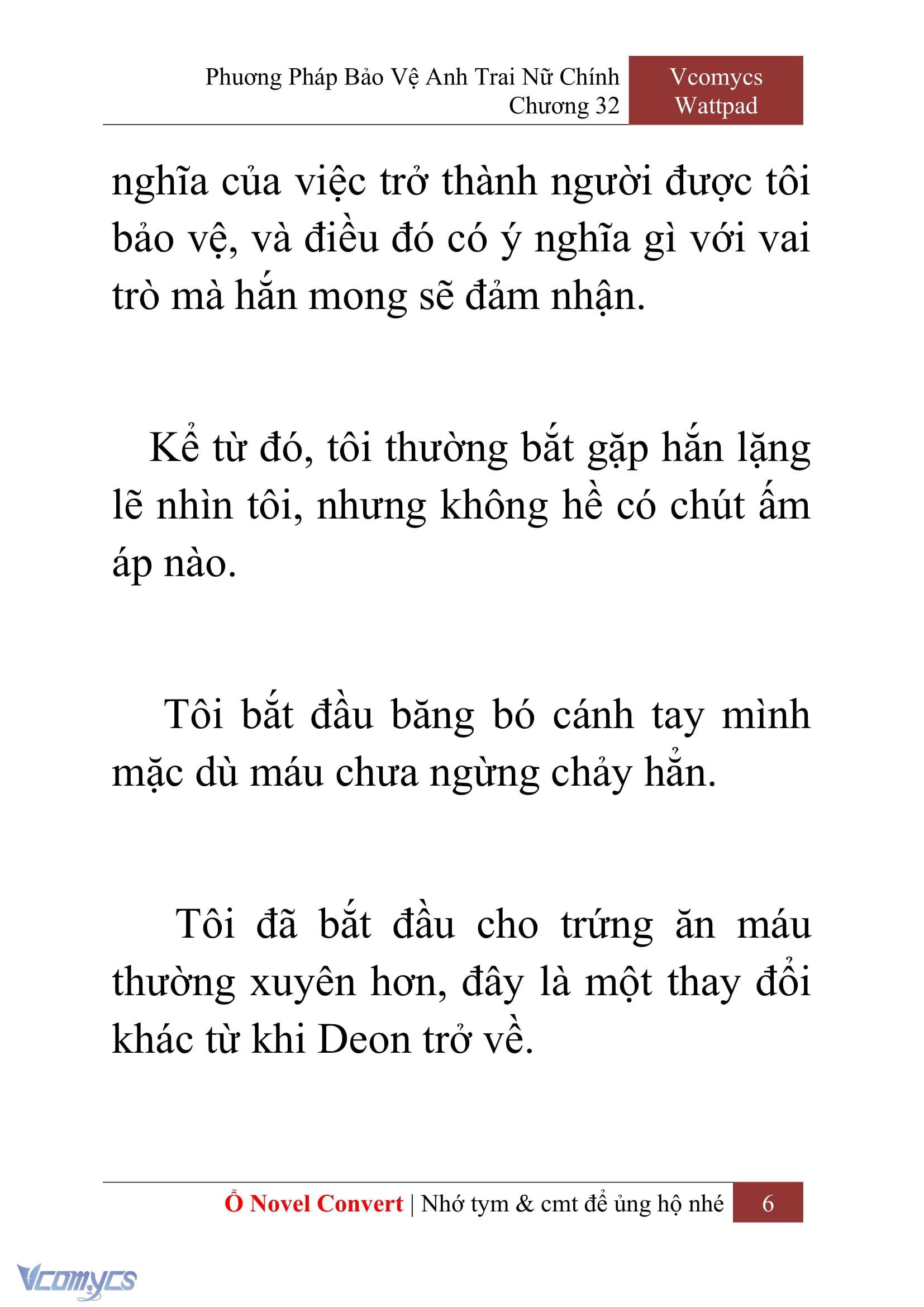 [Novel] Phương Pháp Bảo Vệ Anh Trai Nữ Chính Chap 32 - Next Chap 33