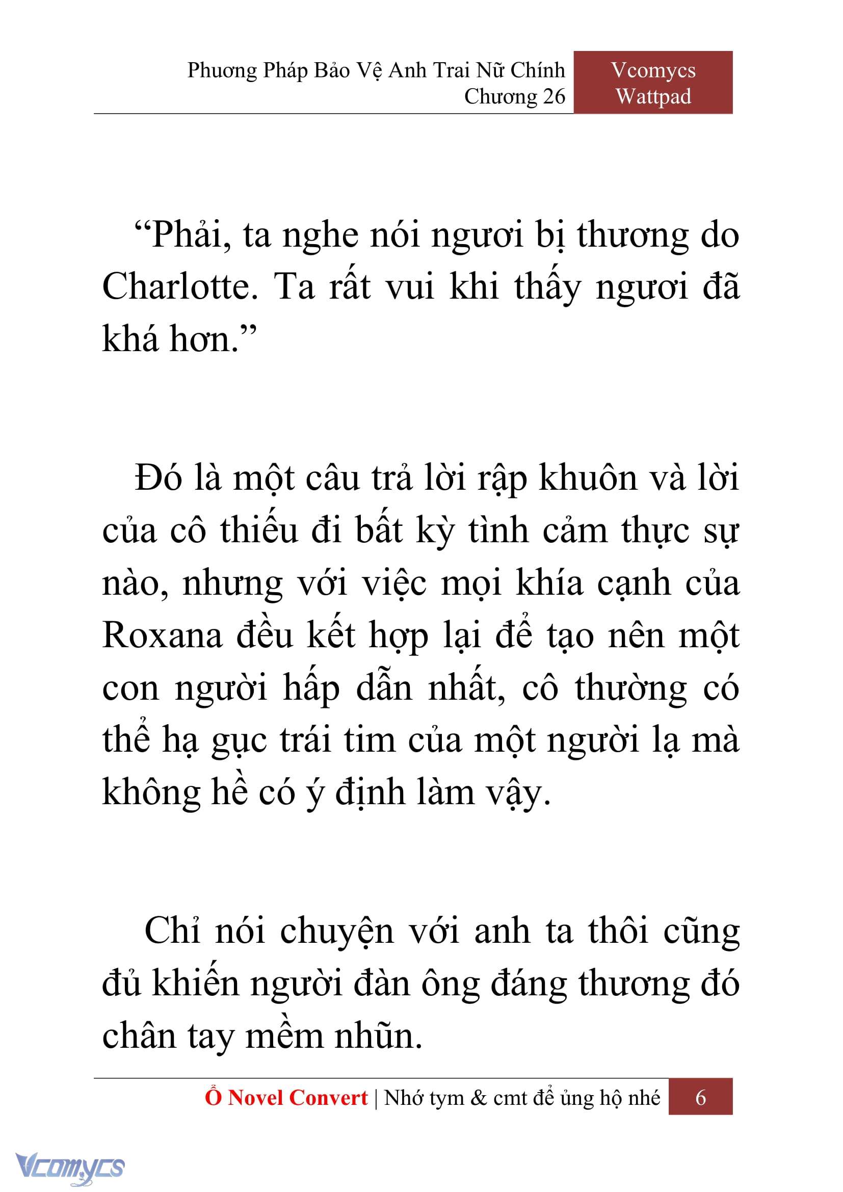 [Novel] Phương Pháp Bảo Vệ Anh Trai Nữ Chính Chap 26 - Next Chap 27