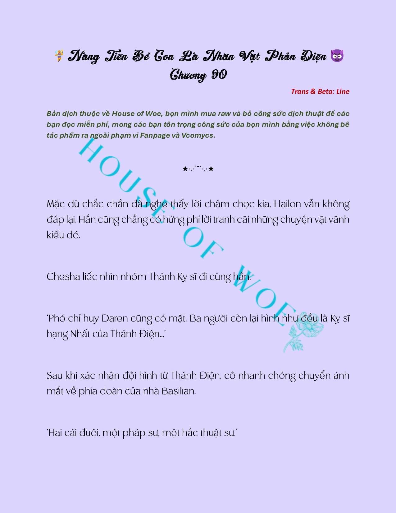 [NOVEL] NÀNG TIÊN BÉ CON LÀ NHÂN VẬT PHẢN DIỆN Chap 90 - Trang 2