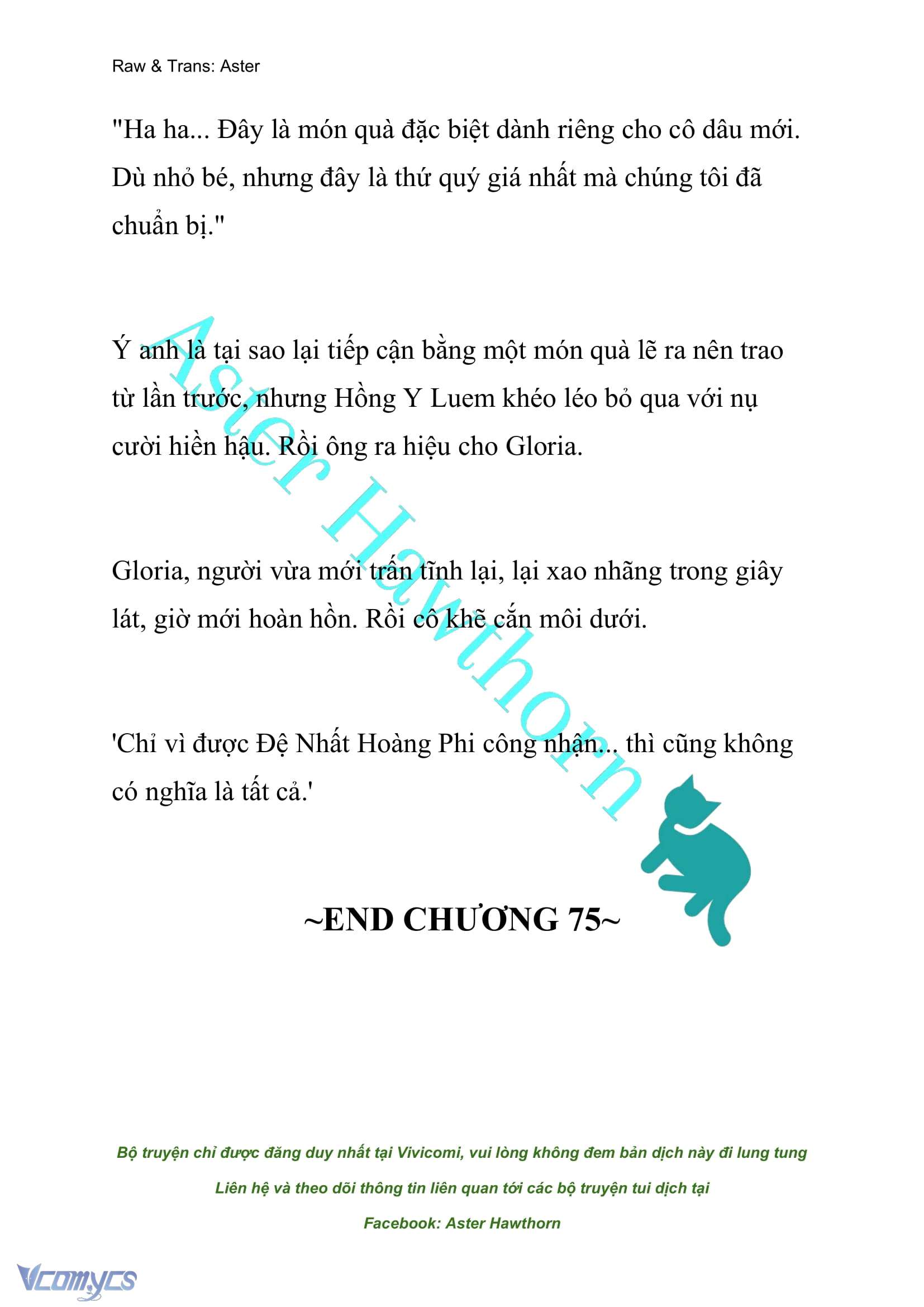 [NOVEL] Anh Hùng Khao Khát Sự Sa Ngã Của Thánh Nữ Chap 75 - Next 