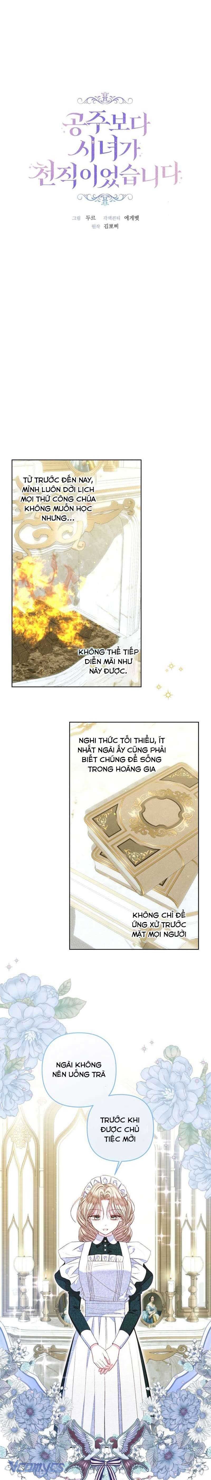 Trở Thành Hầu Gái Còn Hơn Làm Công Chúa Chap 17 - Trang 2