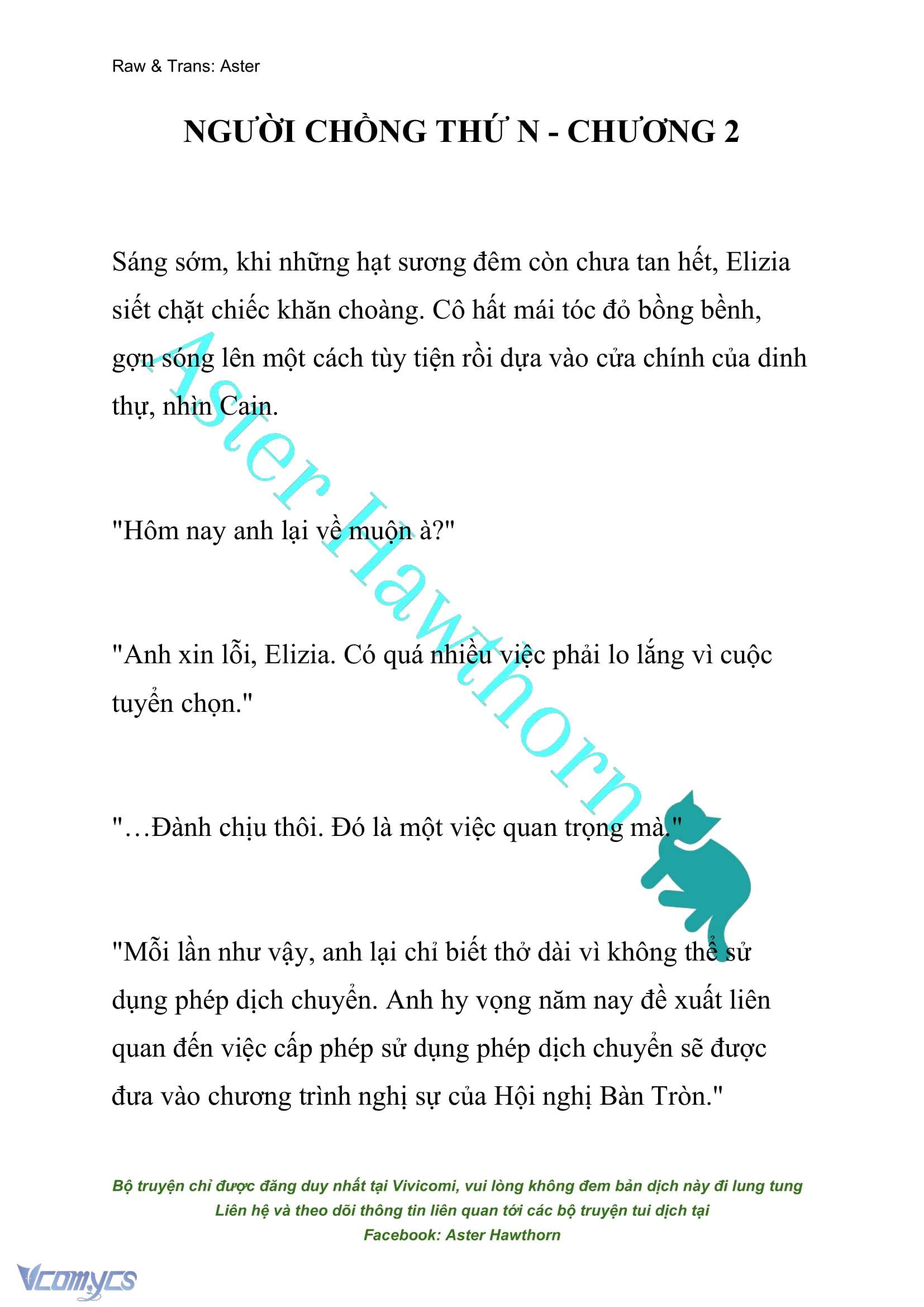 [NOVEL] Người Chồng Thứ N Chap 2 - Trang 2