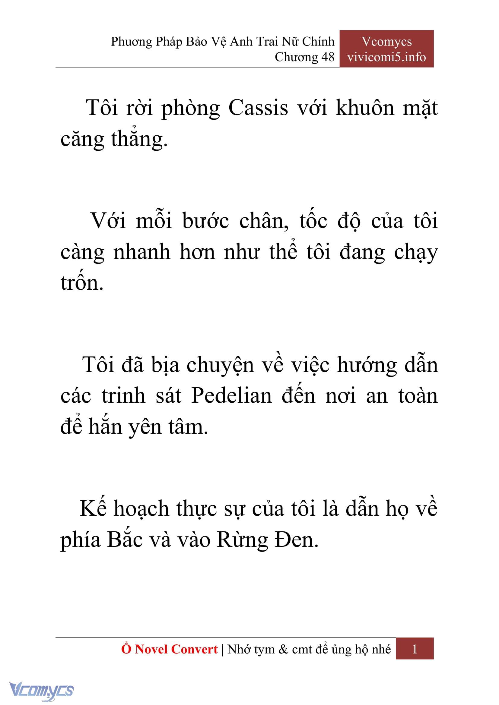 [Novel] Phương Pháp Bảo Vệ Anh Trai Nữ Chính Chap 48 - Trang 2