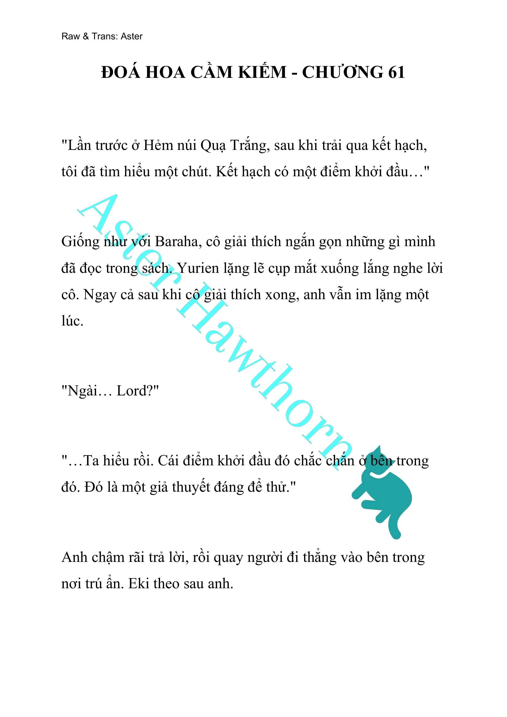 [NOVEL] Đóa Hoa Cầm Kiếm Chap 61 - Trang 2