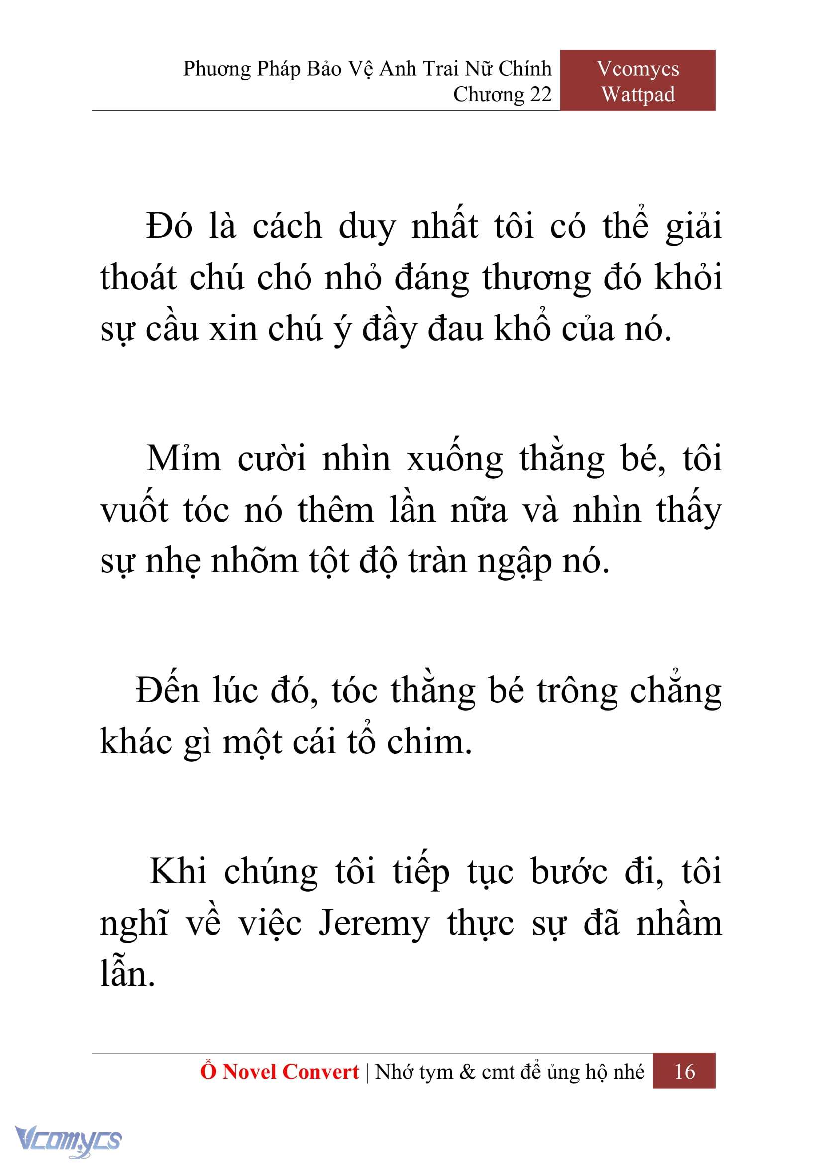 [Novel] Phương Pháp Bảo Vệ Anh Trai Nữ Chính Chap 22 - Next Chap 23