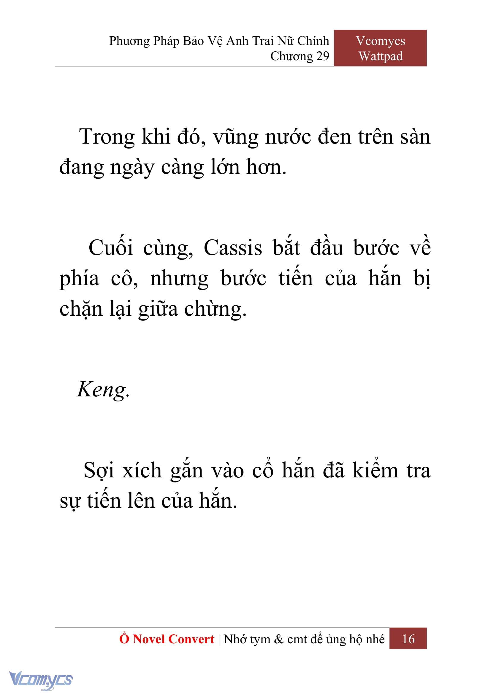 [Novel] Phương Pháp Bảo Vệ Anh Trai Nữ Chính Chap 29 - Next Chap 30
