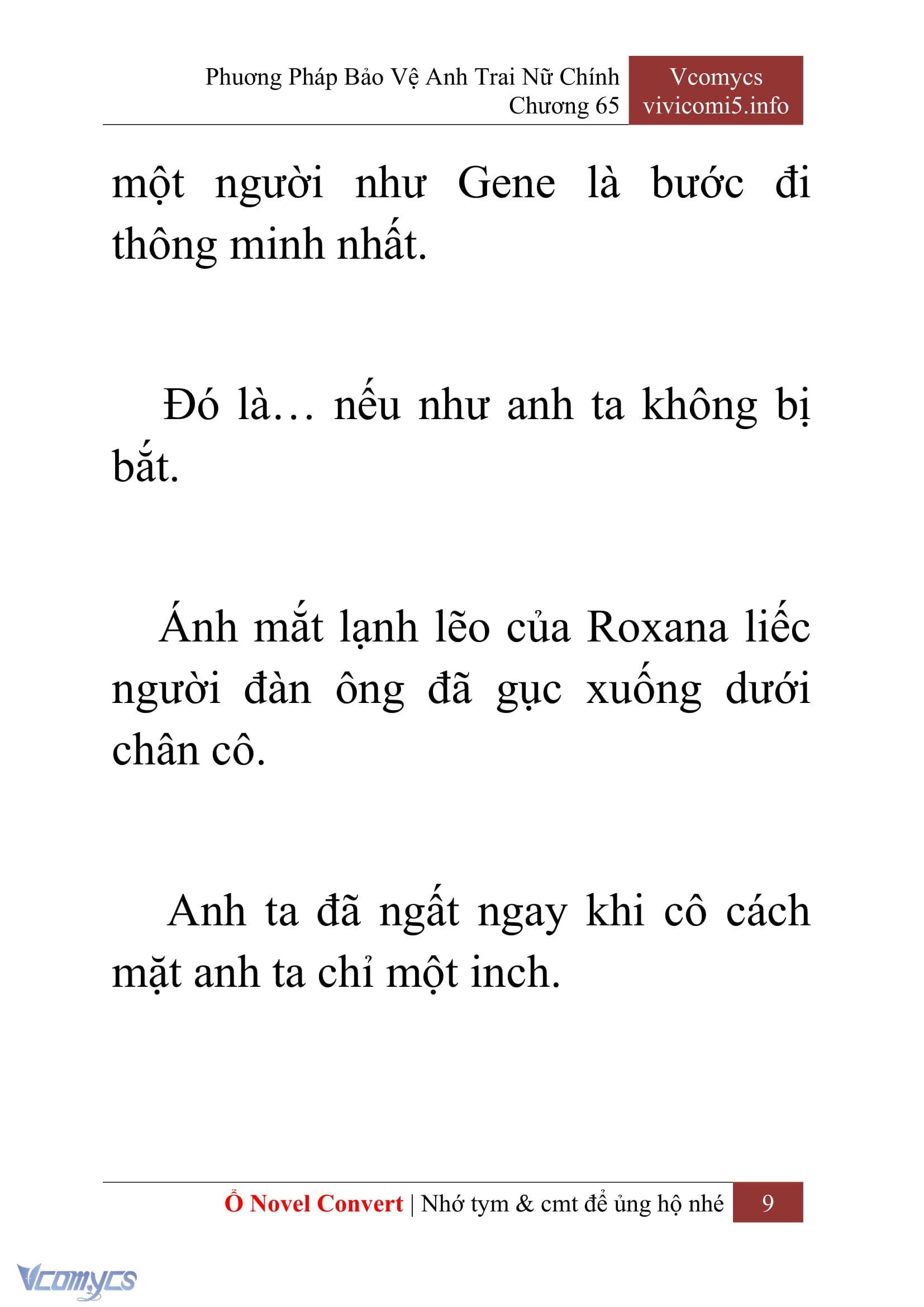 [Novel] Phương Pháp Bảo Vệ Anh Trai Nữ Chính Chap 65 - Next 