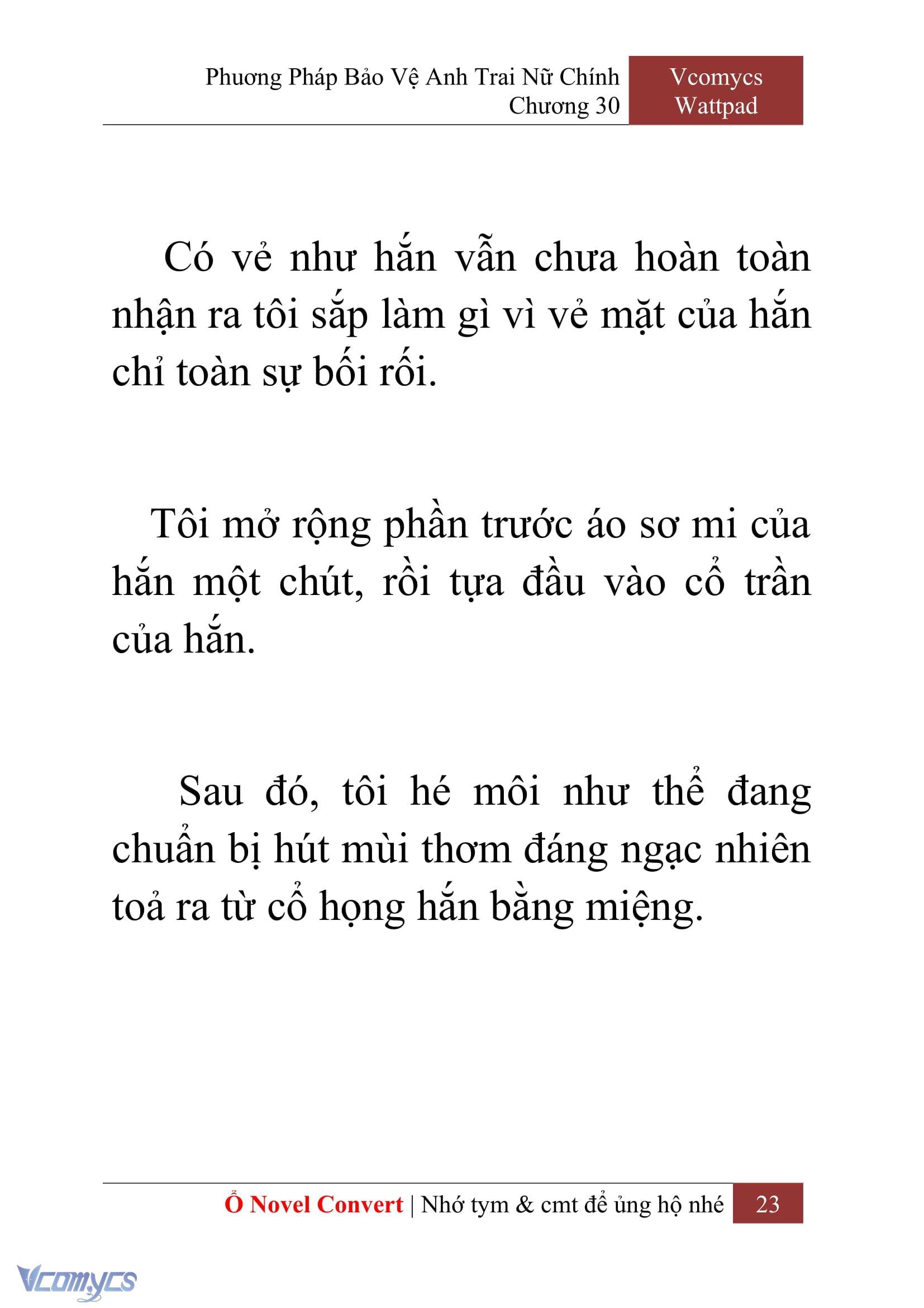 [Novel] Phương Pháp Bảo Vệ Anh Trai Nữ Chính Chap 30 - Next Chap 31