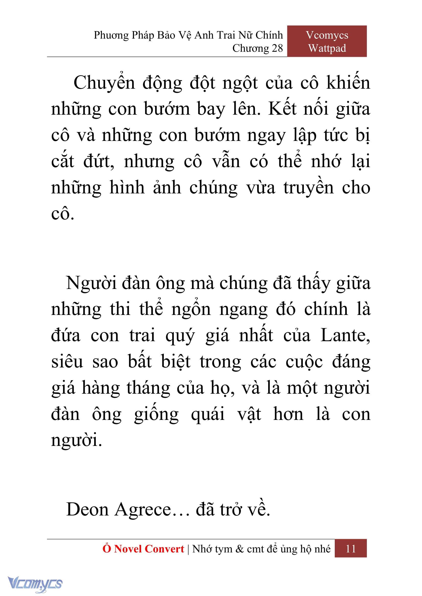 [Novel] Phương Pháp Bảo Vệ Anh Trai Nữ Chính Chap 28 - Next Chap 29
