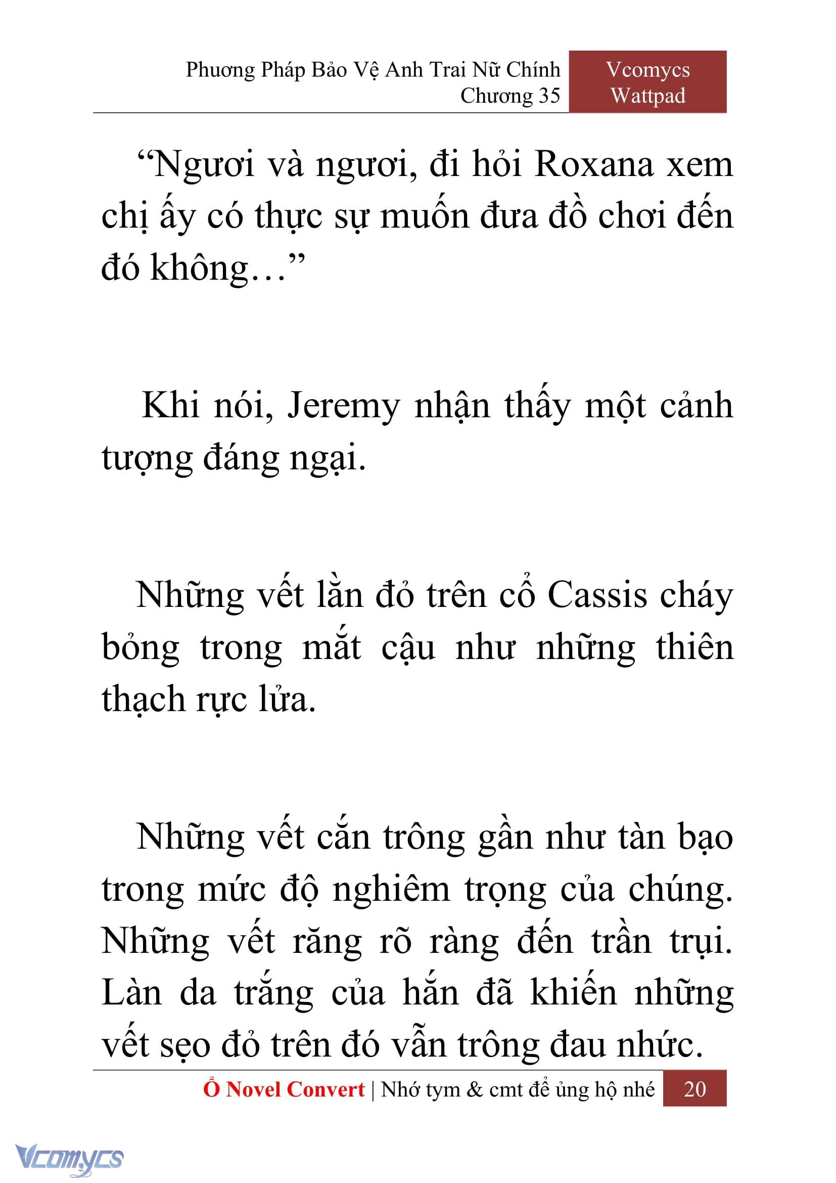 [Novel] Phương Pháp Bảo Vệ Anh Trai Nữ Chính Chap 35 - Next 