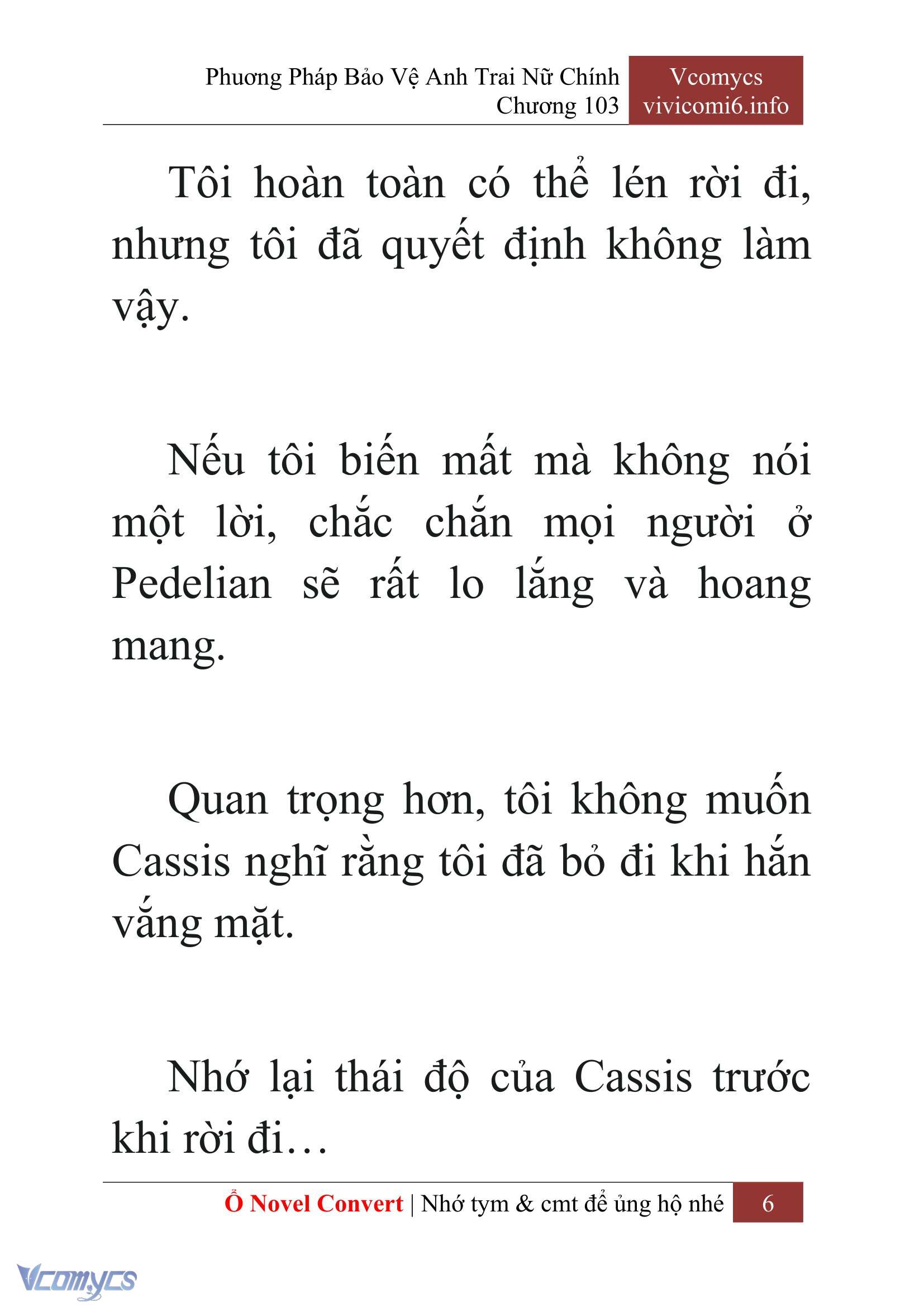 [Novel] Phương Pháp Bảo Vệ Anh Trai Nữ Chính Chap 103 - Trang 2