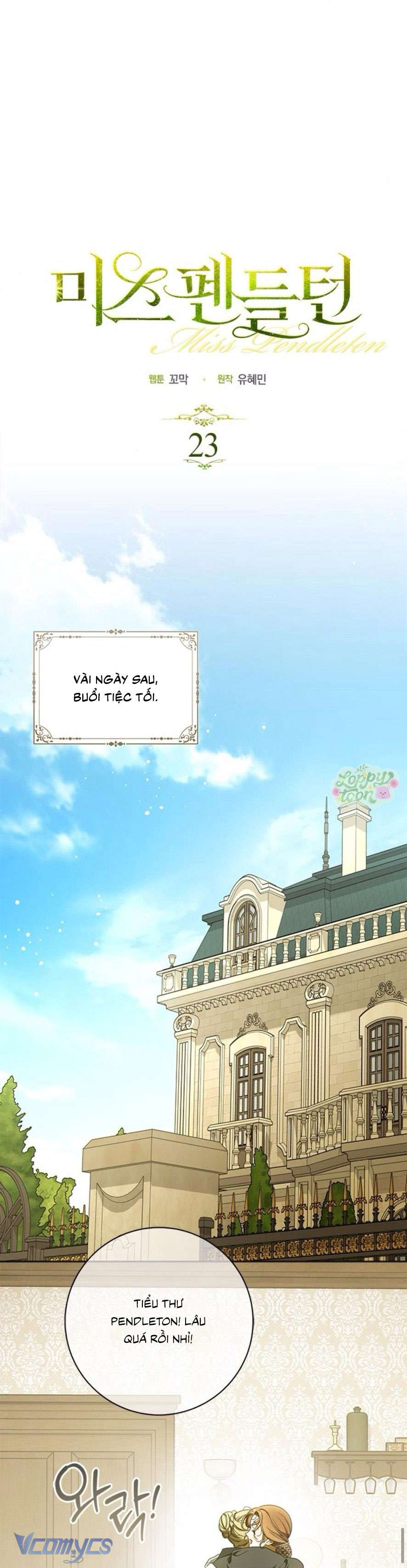 Quý Cô Pendleton Chap 23 - Next Chap 24