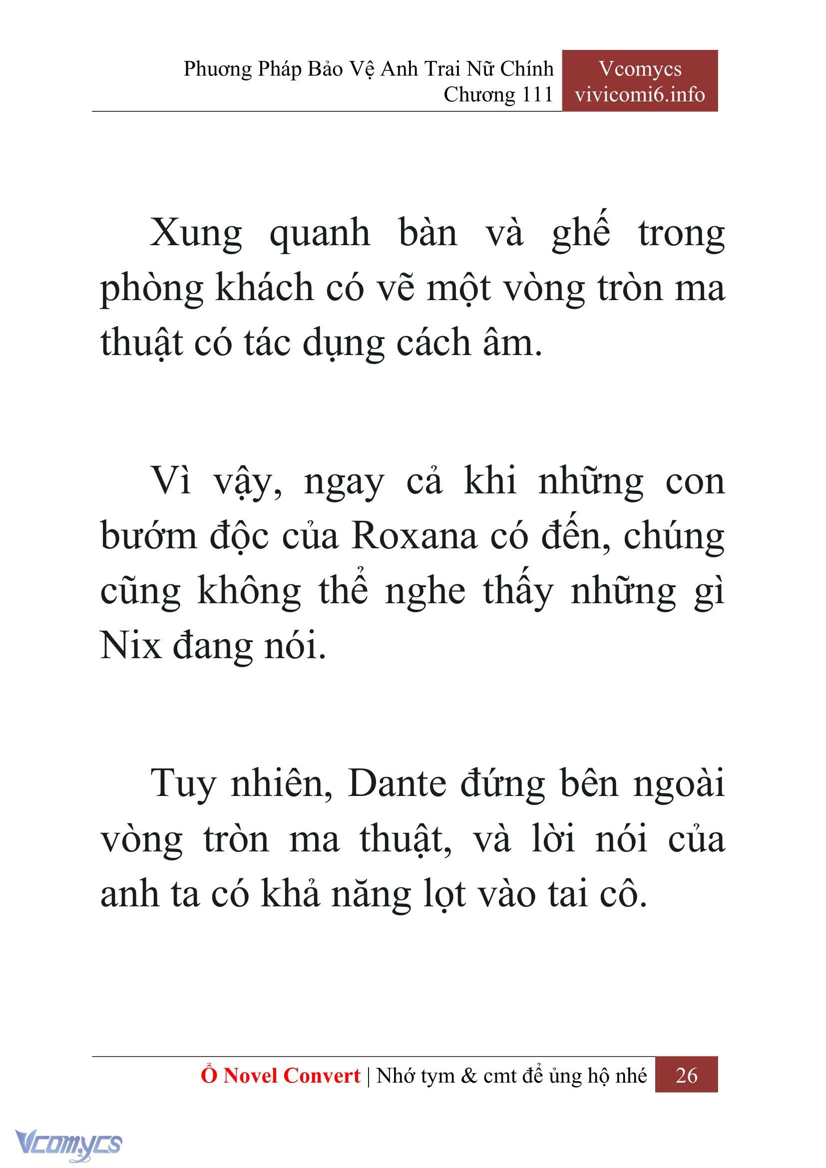 [Novel] Phương Pháp Bảo Vệ Anh Trai Nữ Chính Chap 111 - Trang 2